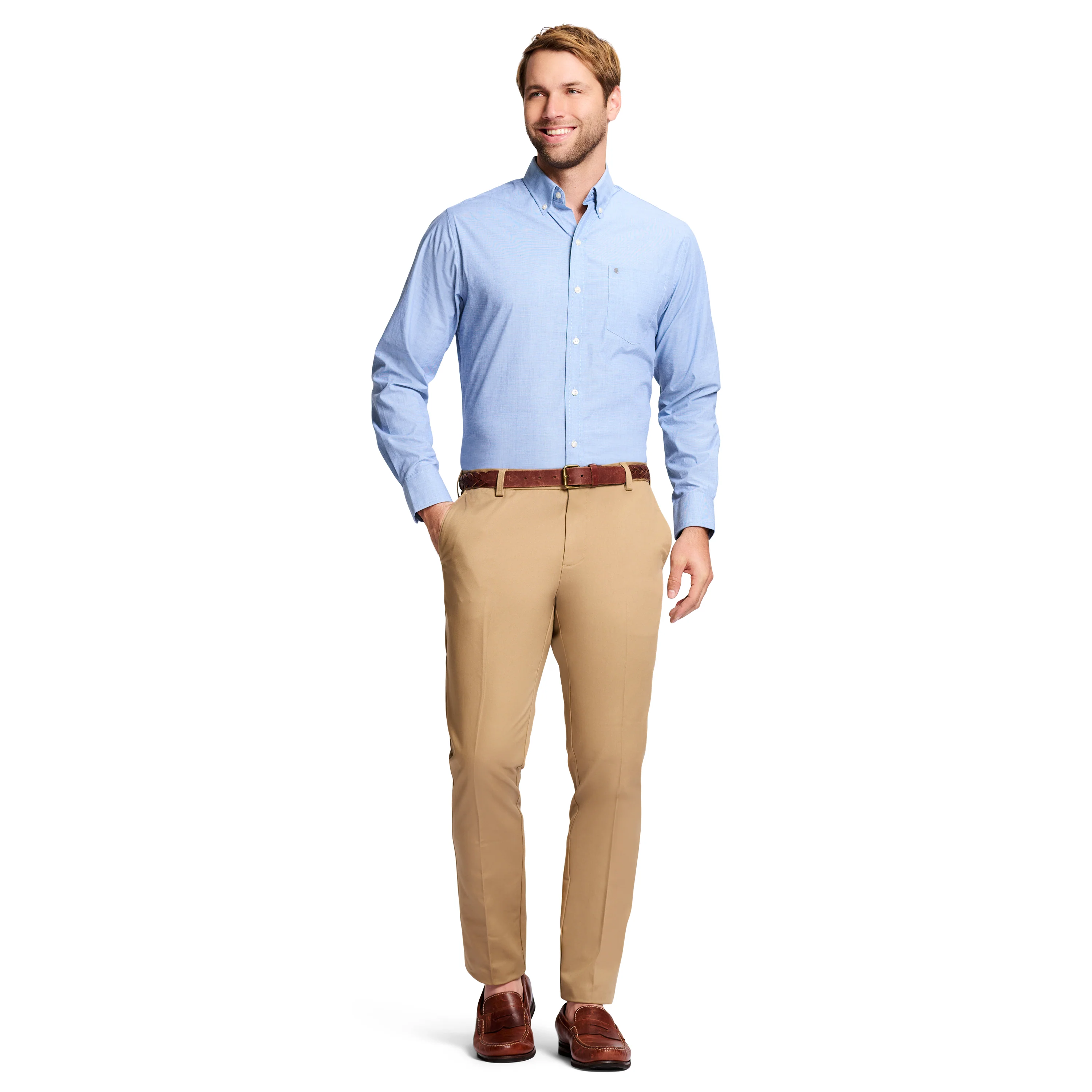AMERICAN CHINO PANT SLIM - ENGLISH KHAKI - Image 4