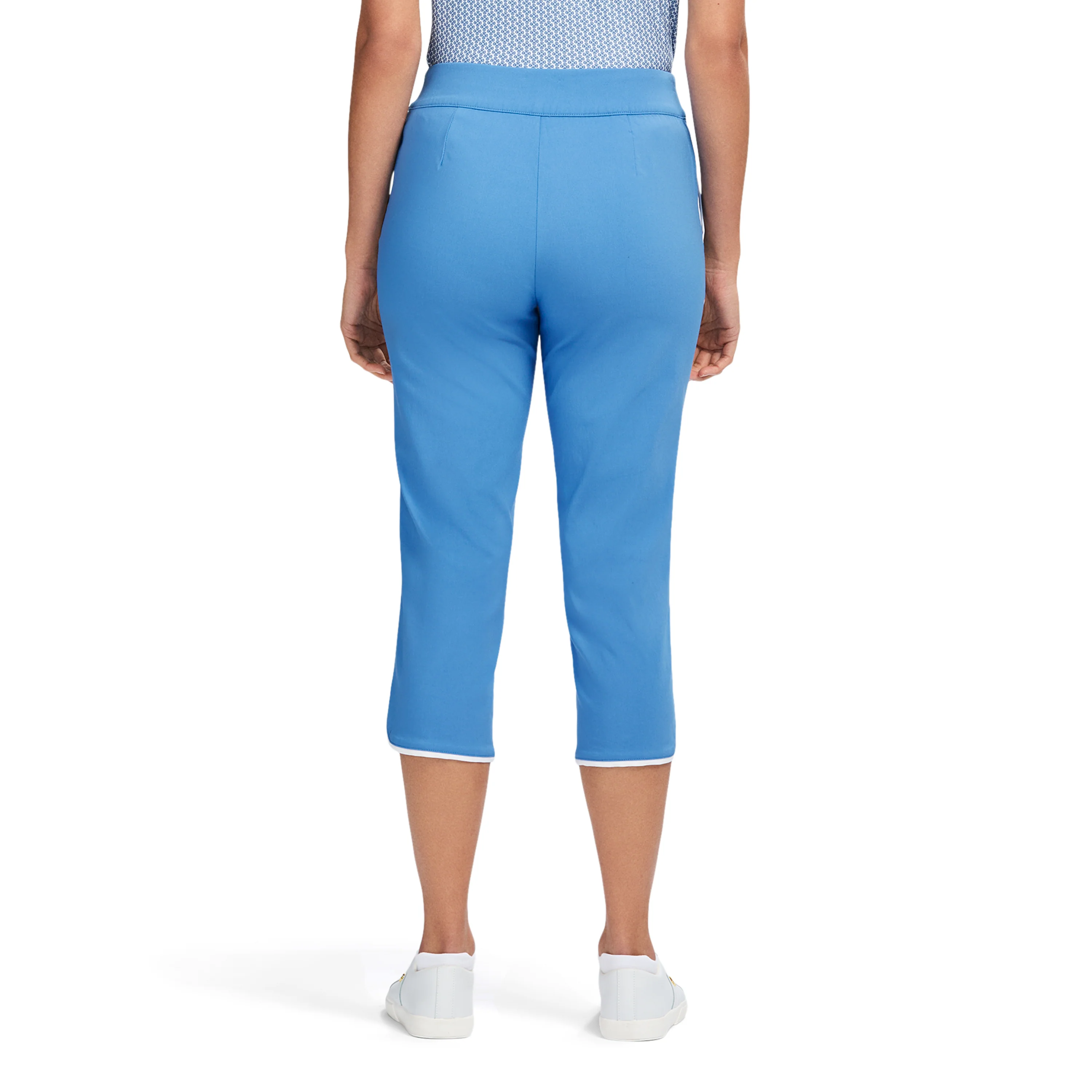BILLIE PIPED SOLID CAPRI PANT - LITTLE BOY BLUE - Image 3