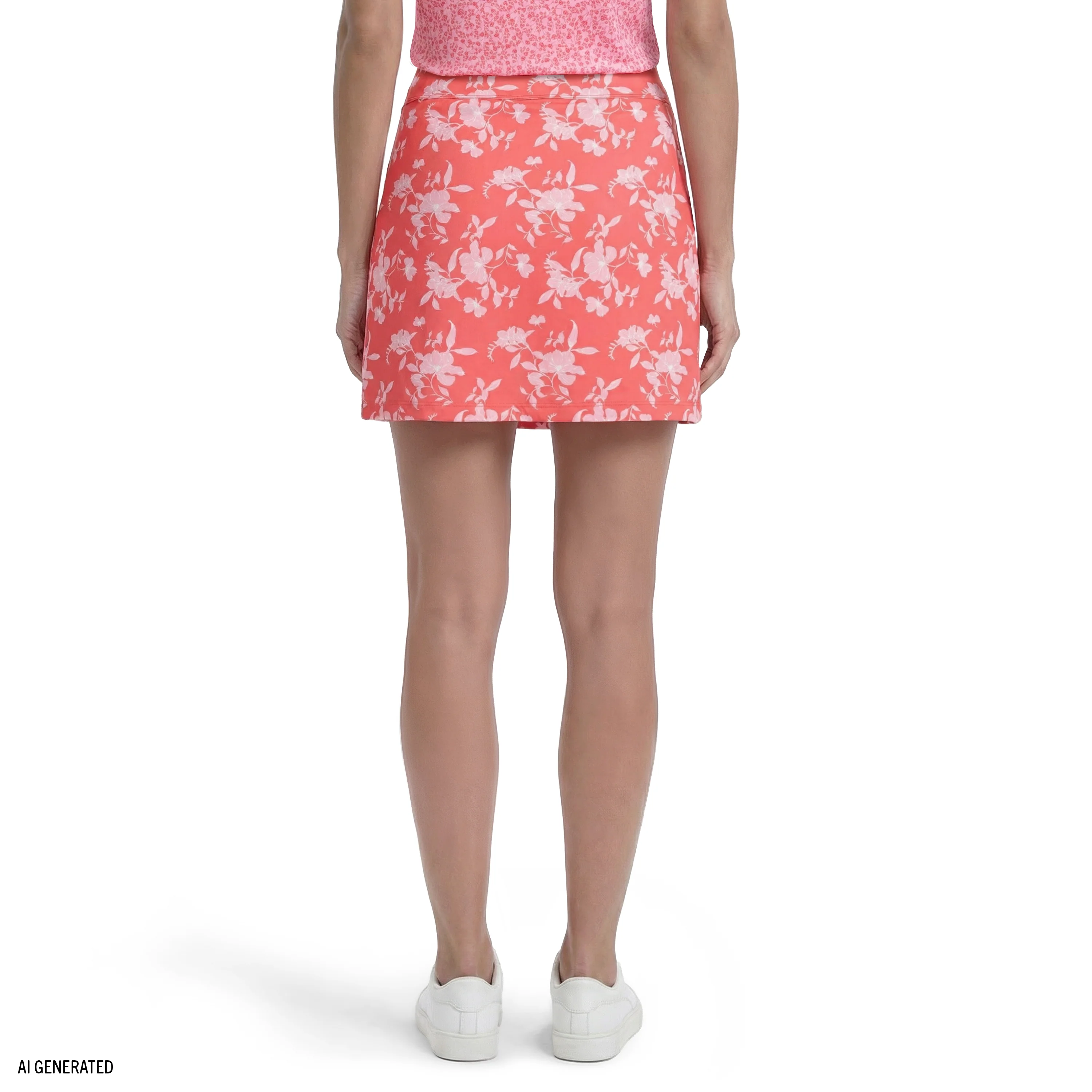 BREE PRINTED SKORT - SUGAR CORAL - Image 4