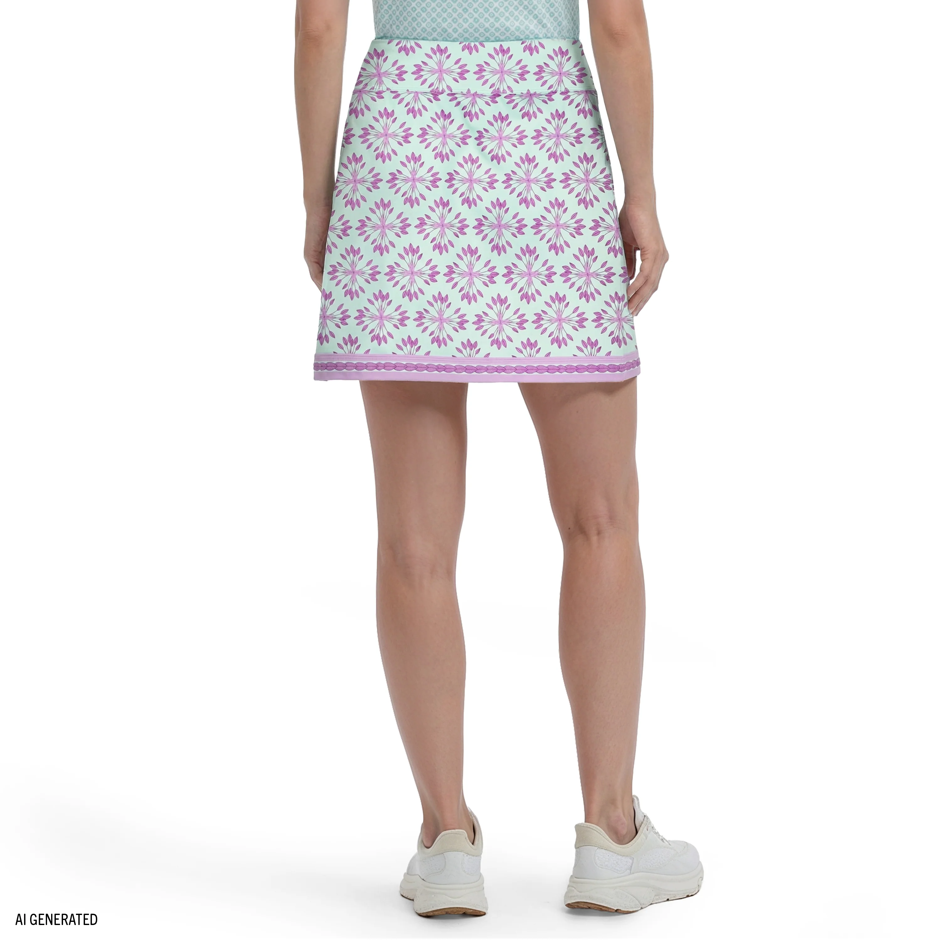 BREE PRINTED SKORT - YUCCA - Image 4
