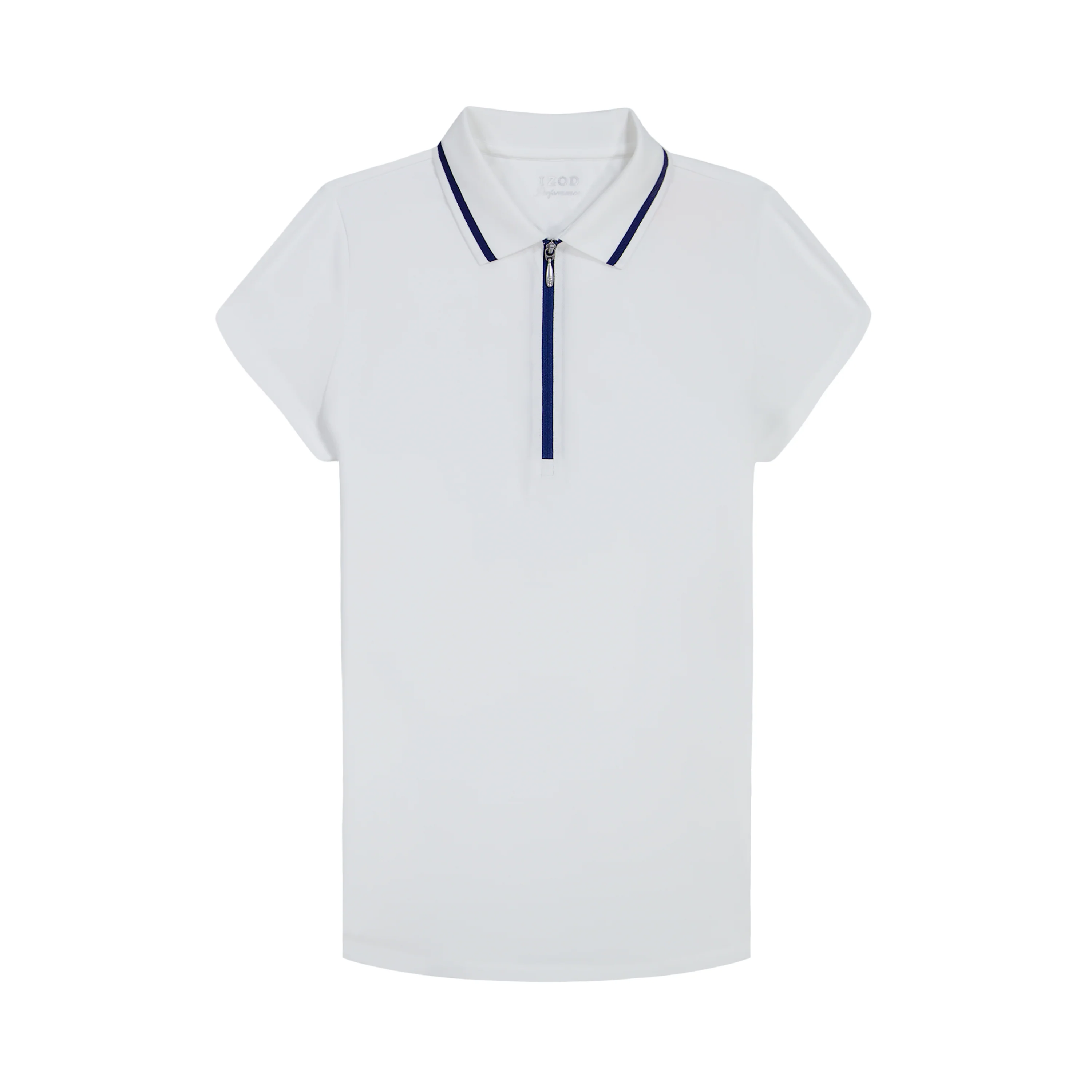 CHLOE COURTSIDE CAP SLEEVE POLO - BRIGHT WHITE - Image 5