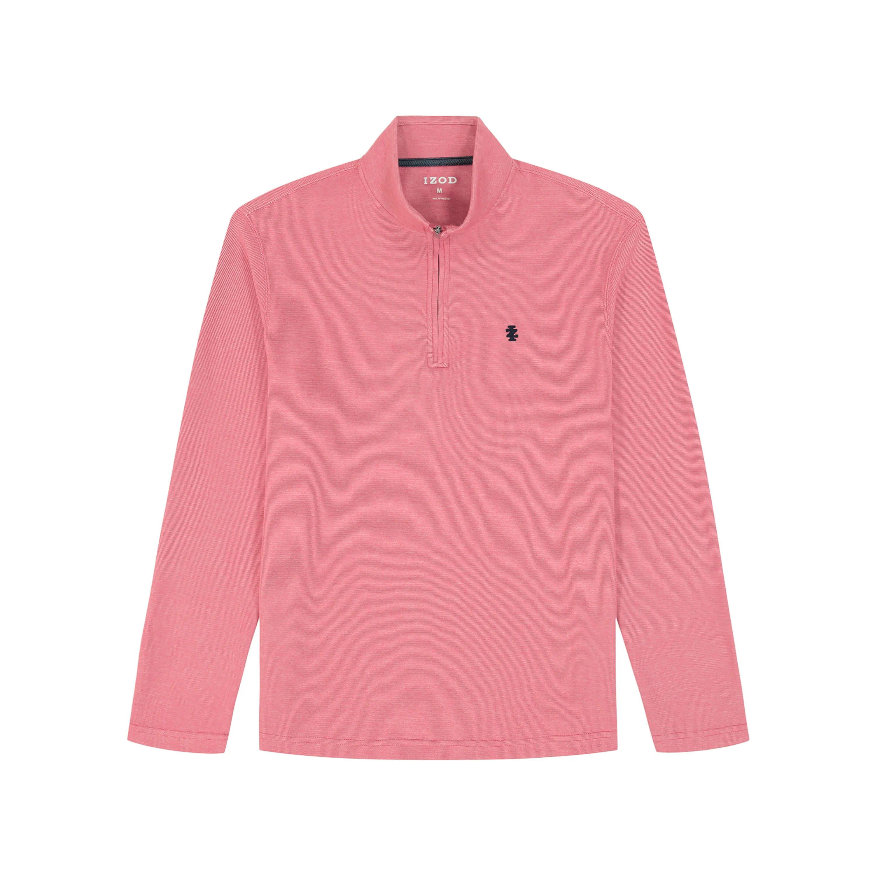 PERFORMANCE COMFORT FEEDER STRIPE 1/4 ZIP - HOLLY BERRY - Image 5
