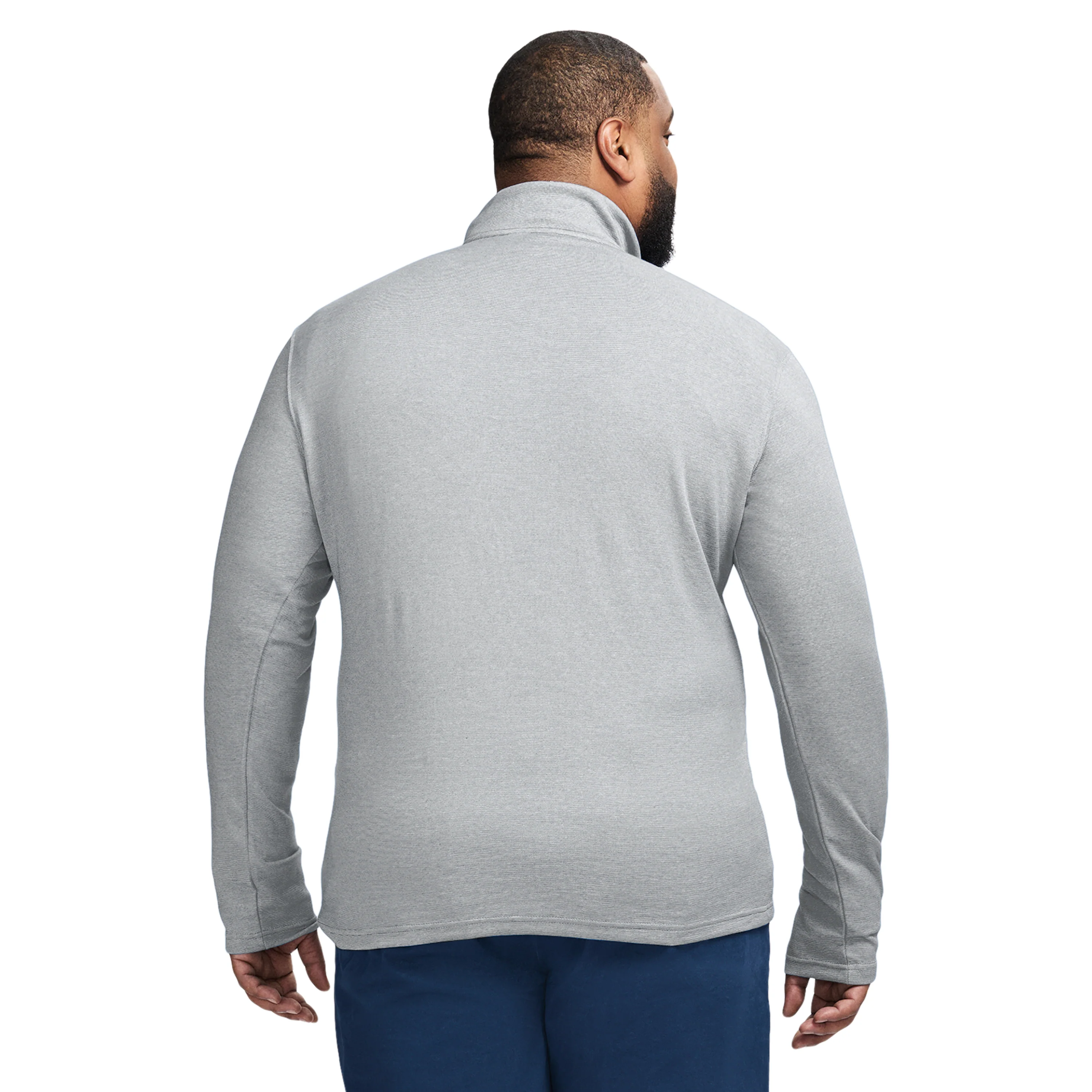 BIG & TALL PERFORMANCE COMFORT 1/4 ZIP - SMOKED PEARL - Image 3