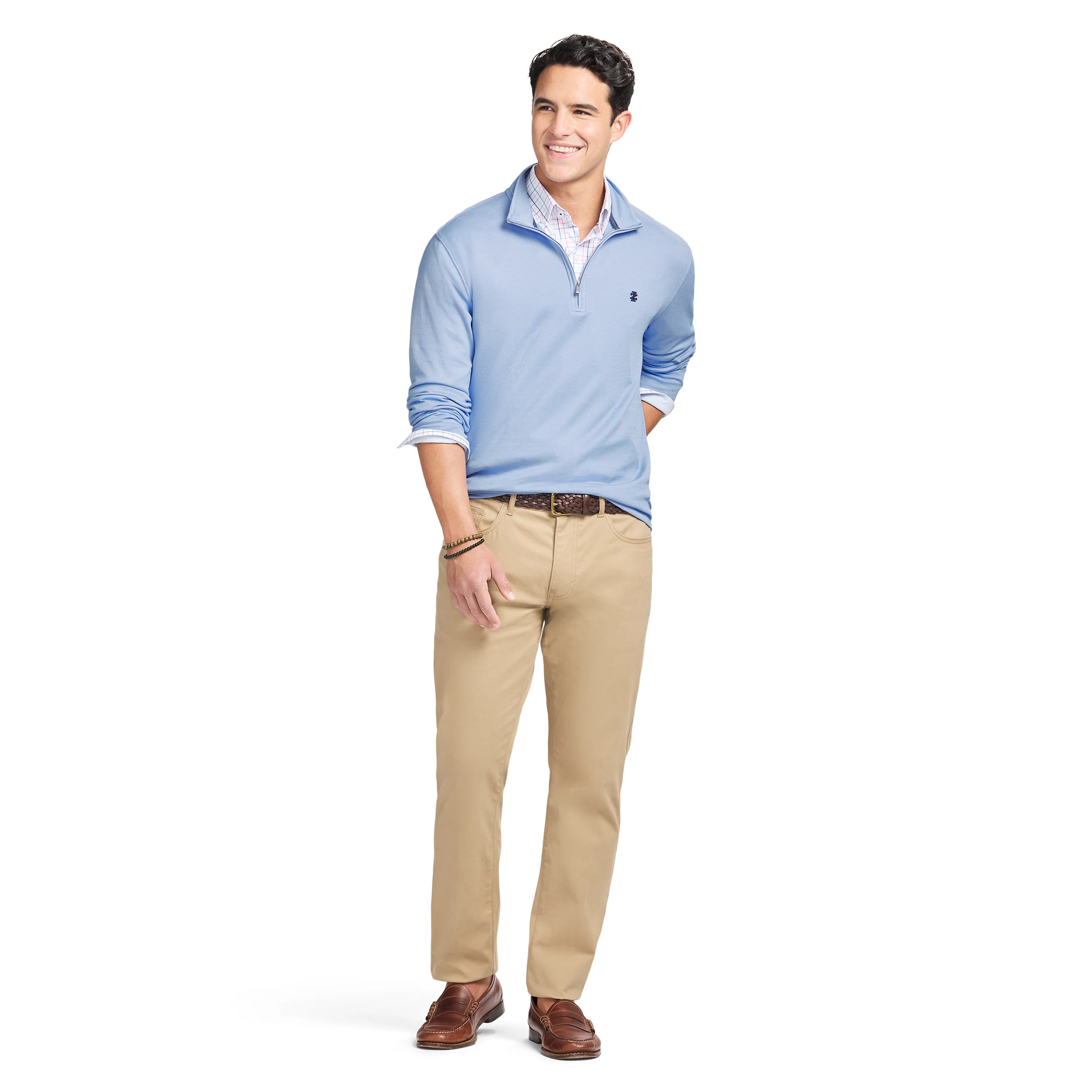 PERFORMANCE COMFORT 1/4 ZIP - CORNFLOWER BLUE - Image 2