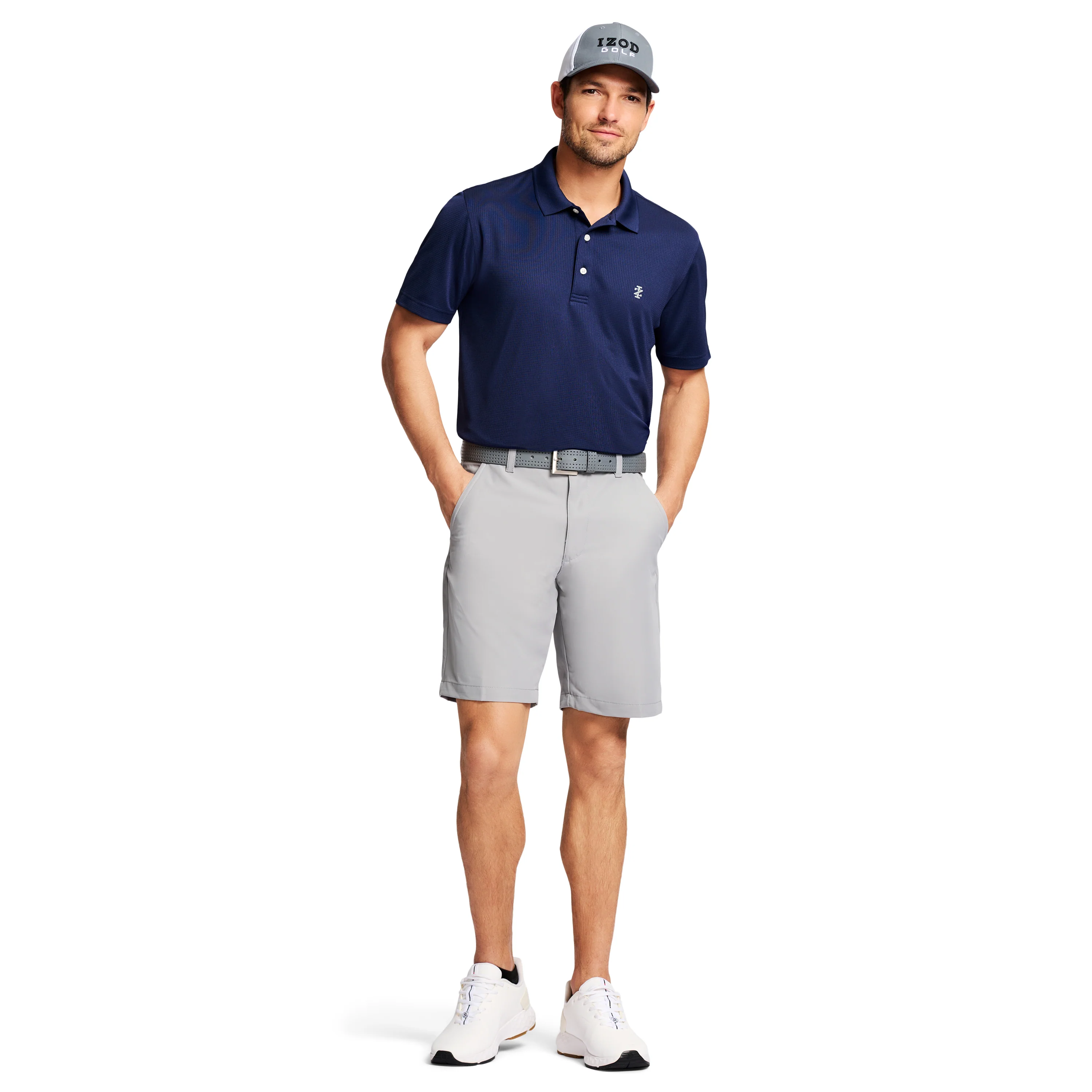 GOLF 9.5" MICRO POLY CLASSIC FIT SHORT - SILVER NICKEL - Image 4