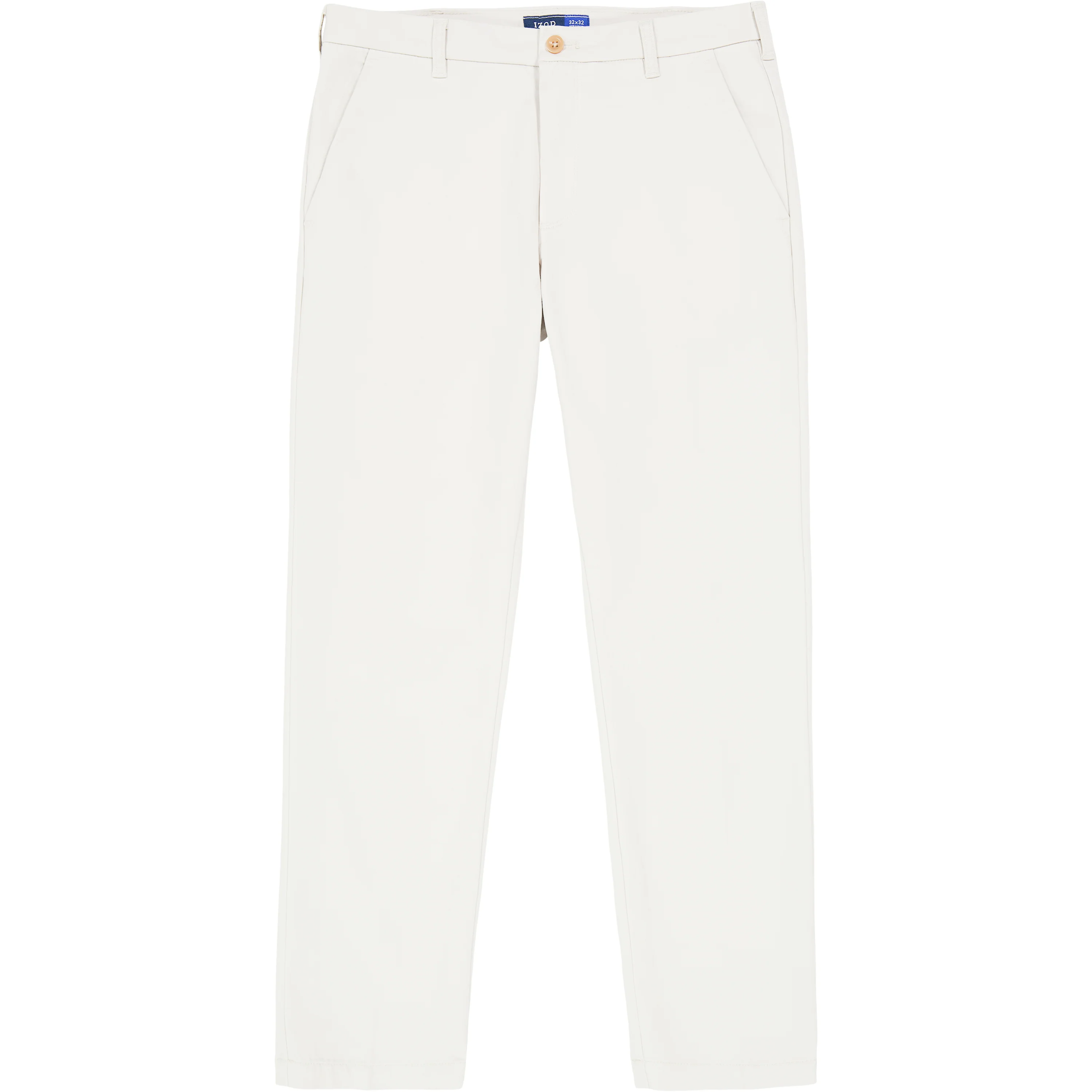 PERFORMANCE FLAT FRONT CHINO PANTS STRAIGHT - WARM PEARL - Image 5