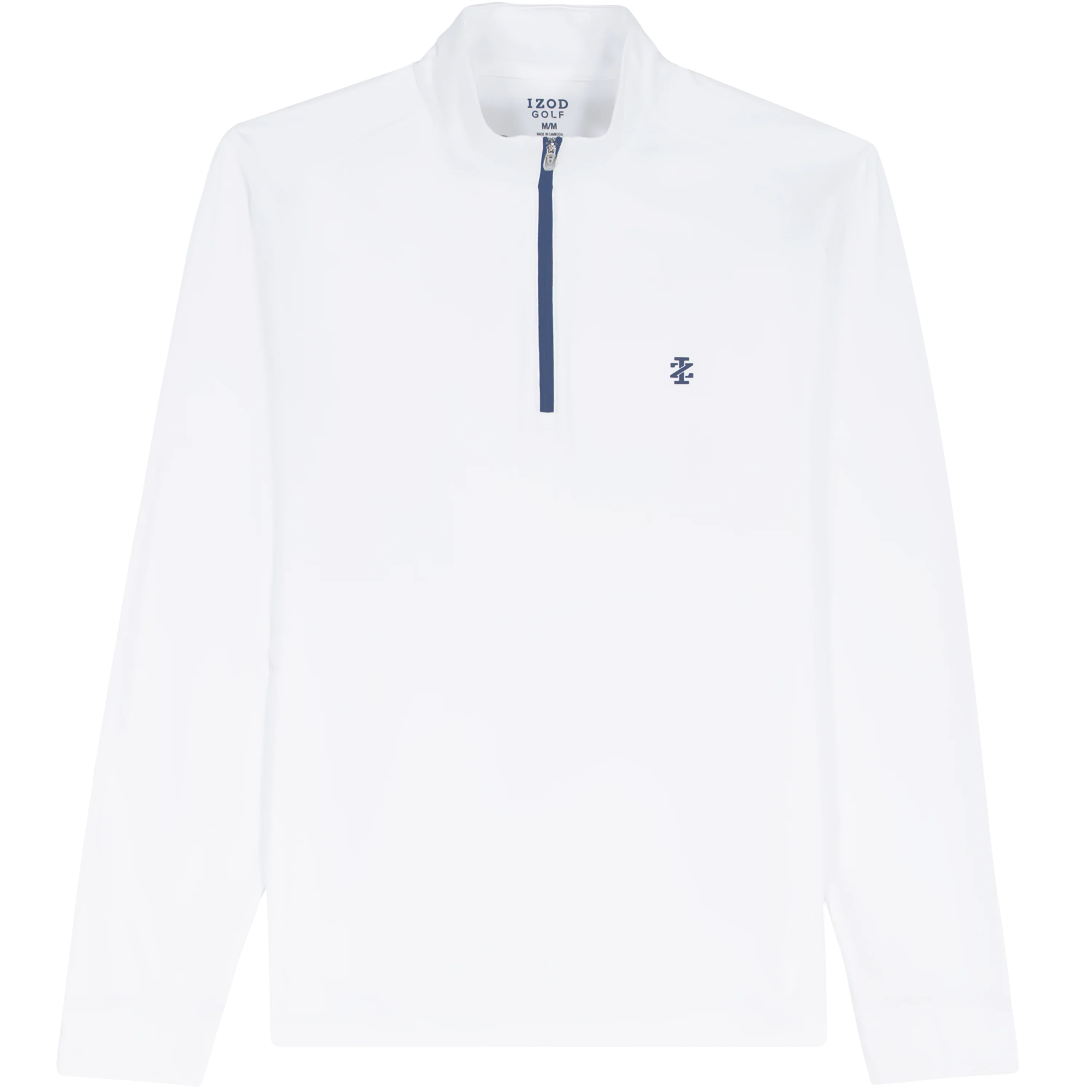 GOLF SWINGFLEX MESH 1/4 ZIP - BRIGHT WHITE - Image 4