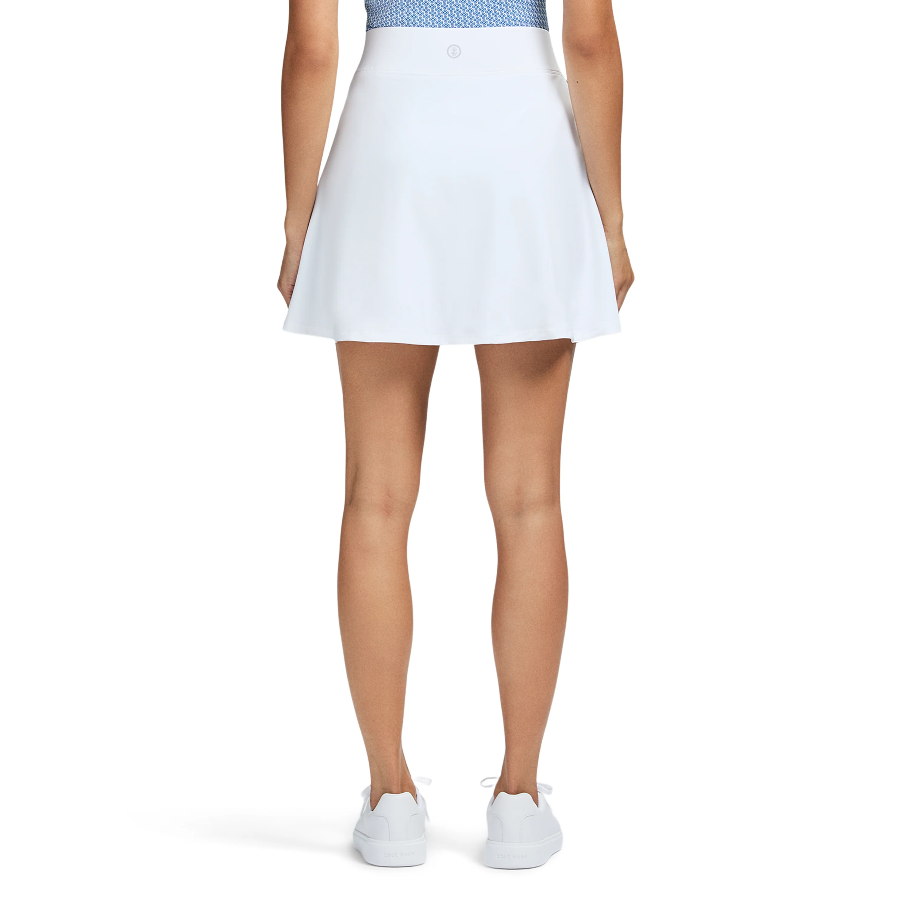 L'ACEY 17" PULL ON SKORT - BRIGHT WHITE - Image 4