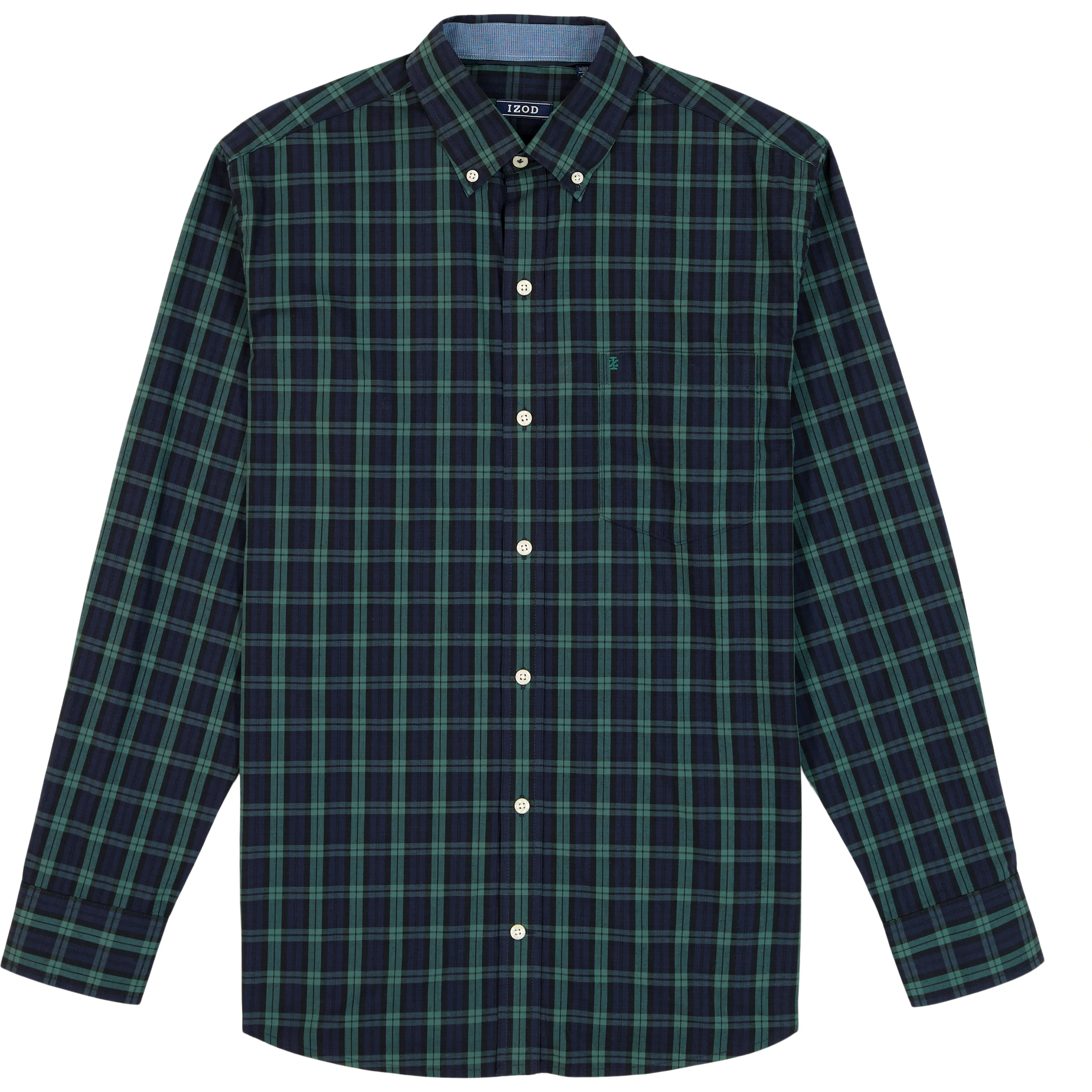 BIG & TALL HOLIDAY TARTAN L/S SHIRT - BLACK - Image 4