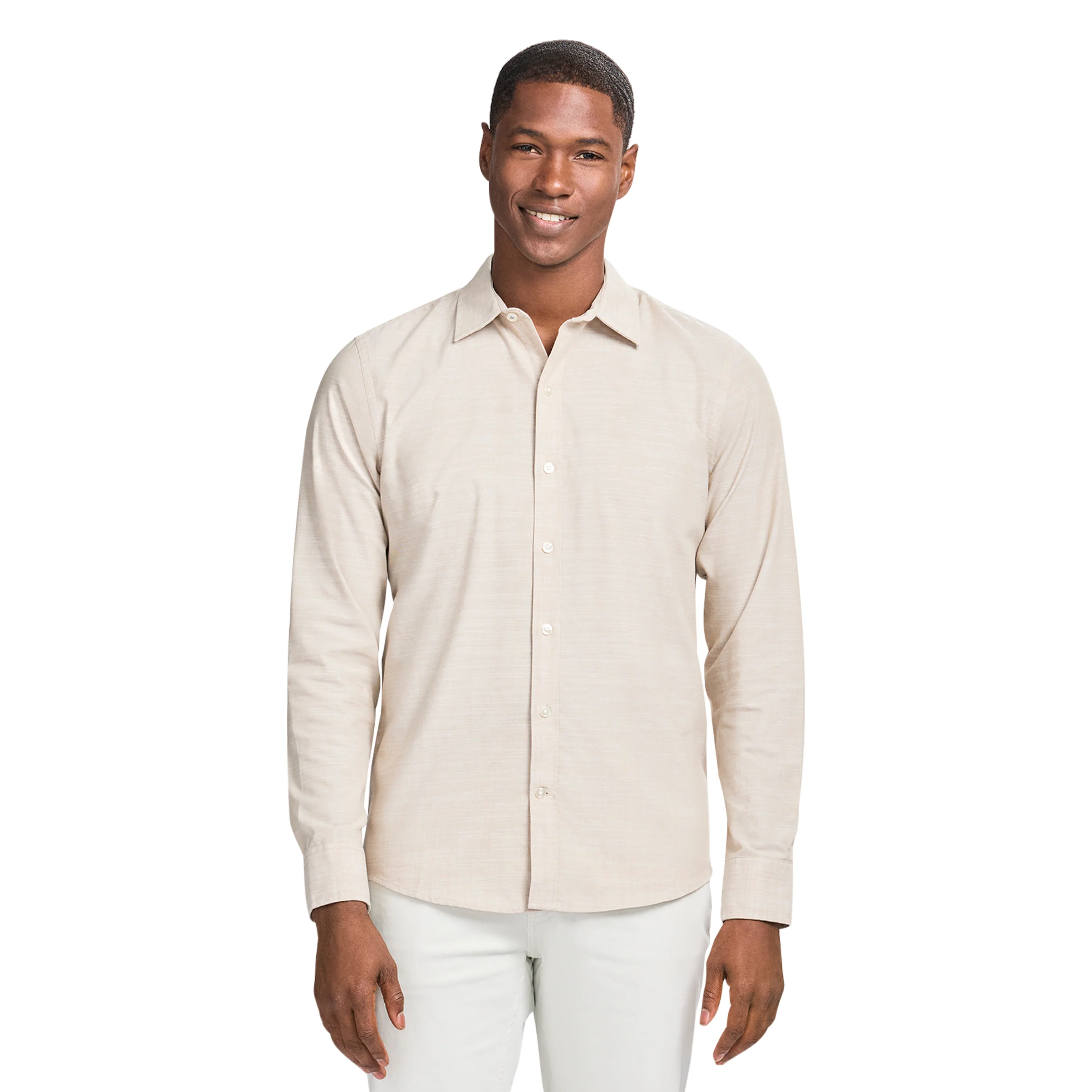 LUXURY SPORT L/S SHIRT - CROCKERY