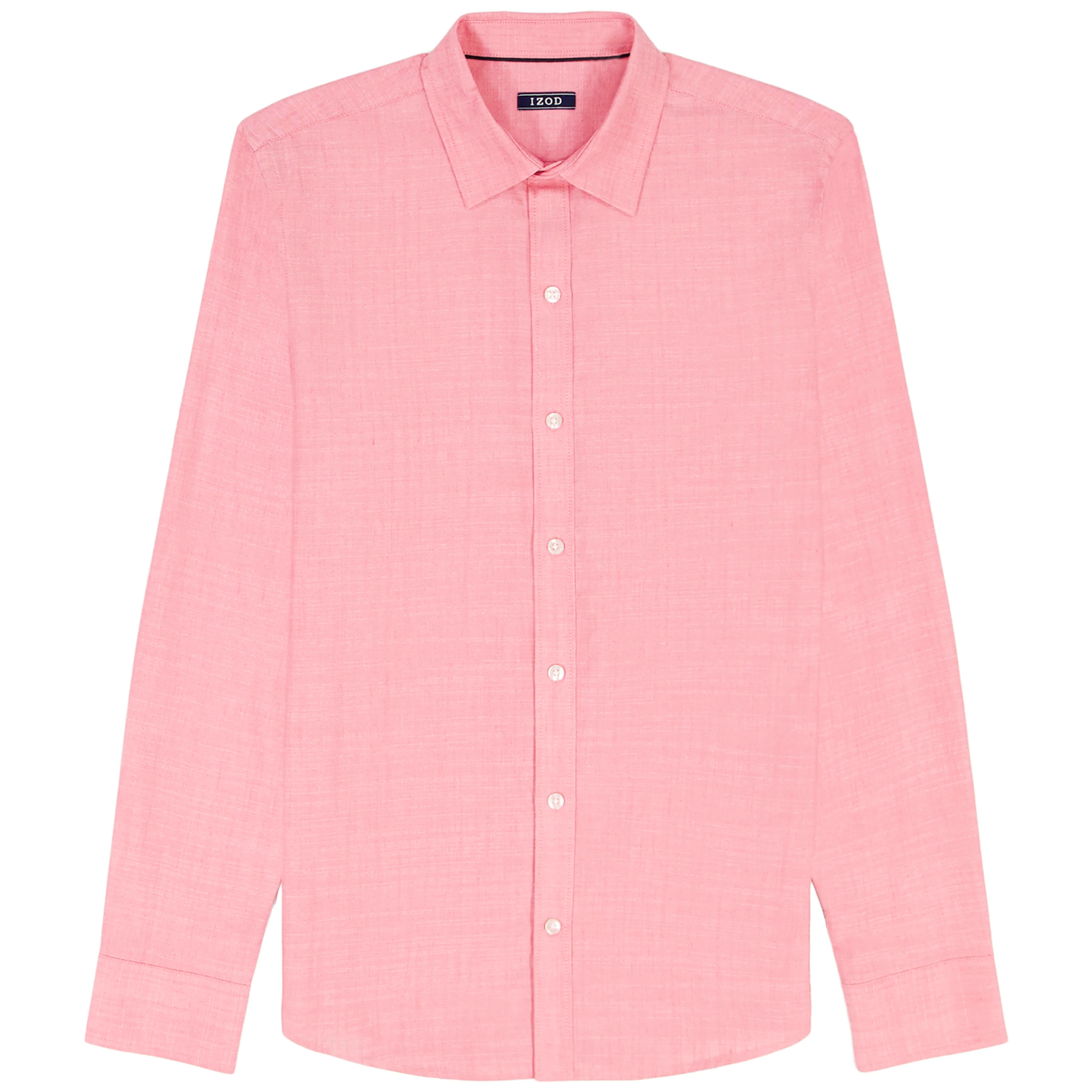 BIG & TALL LUXURY SPORT L/S SHIRT - HOLLY BERRY - Image 4