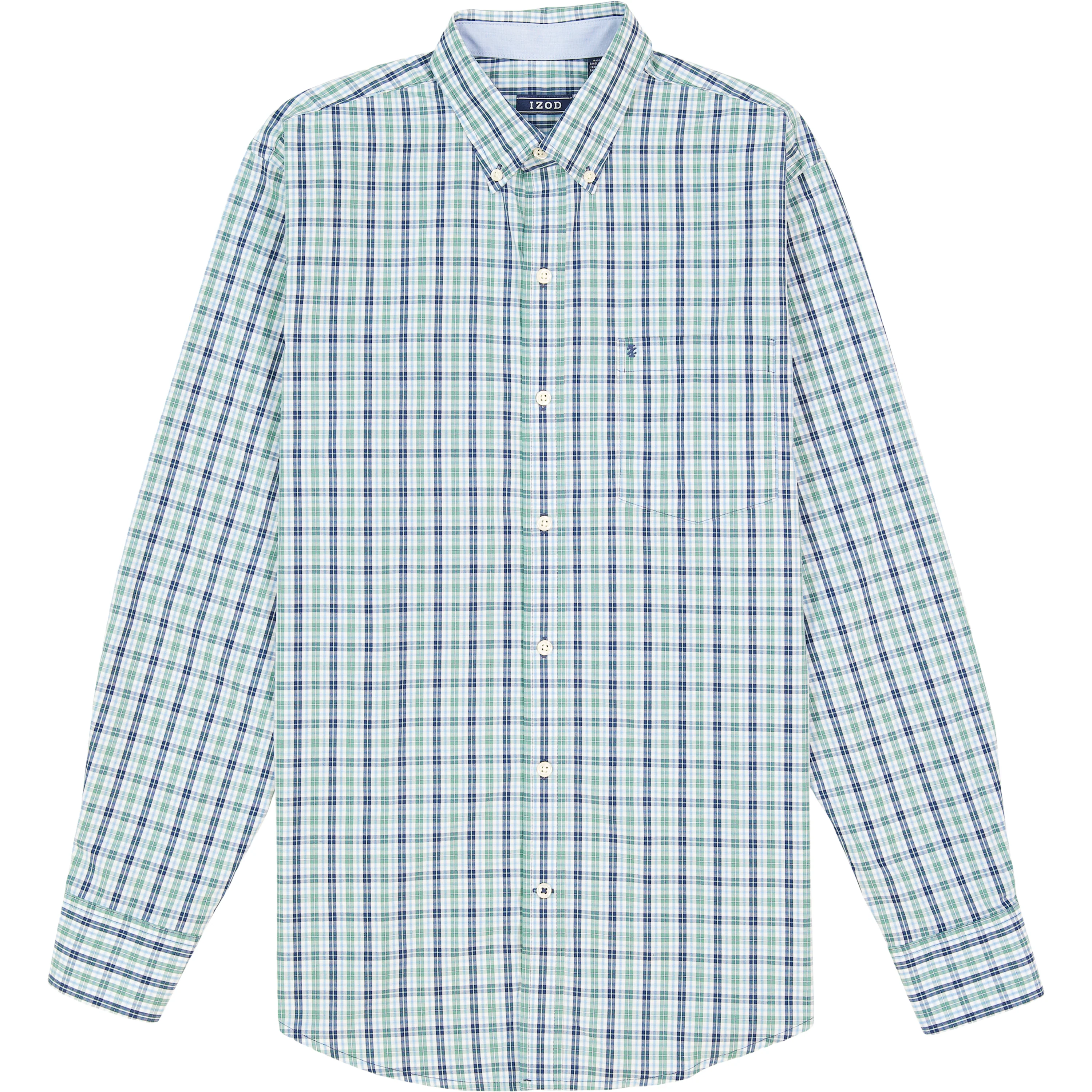 PERFORMANCE COMFORT L/S PLAID SHIRT - DEEP SEA - Image 4