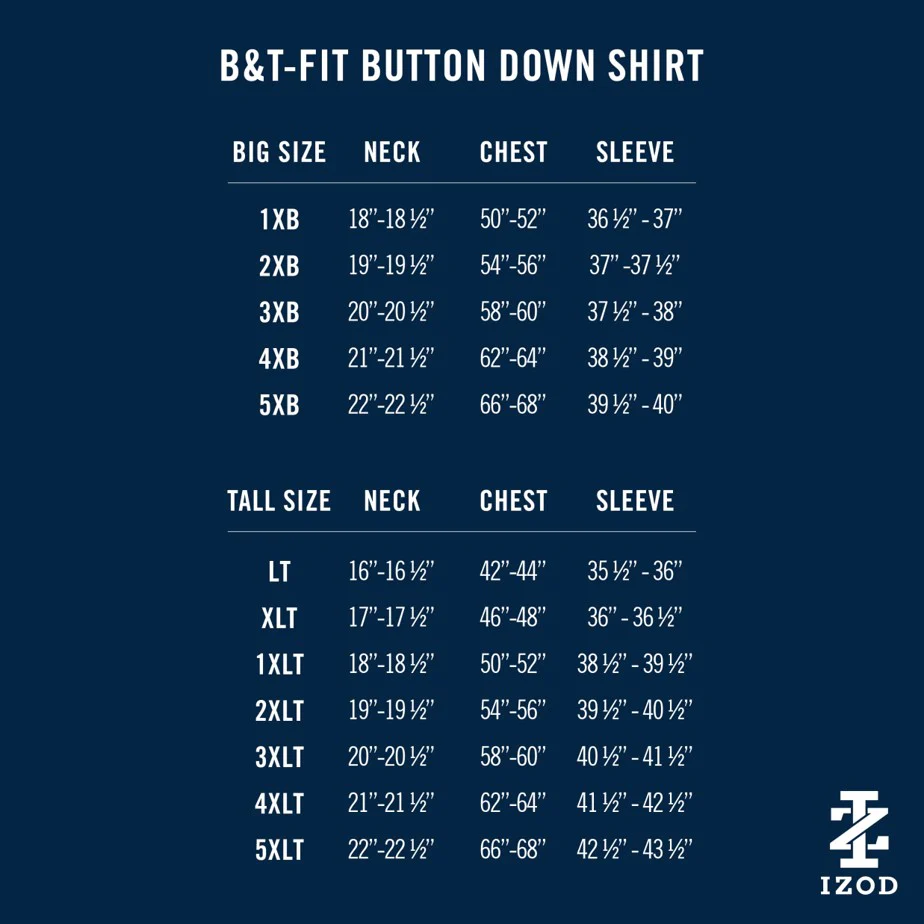 BIG & TALL PERFORMANCE COMFORT L/S BUTTON-DOWN SHIRT - ESTATE BLUE - Image 6