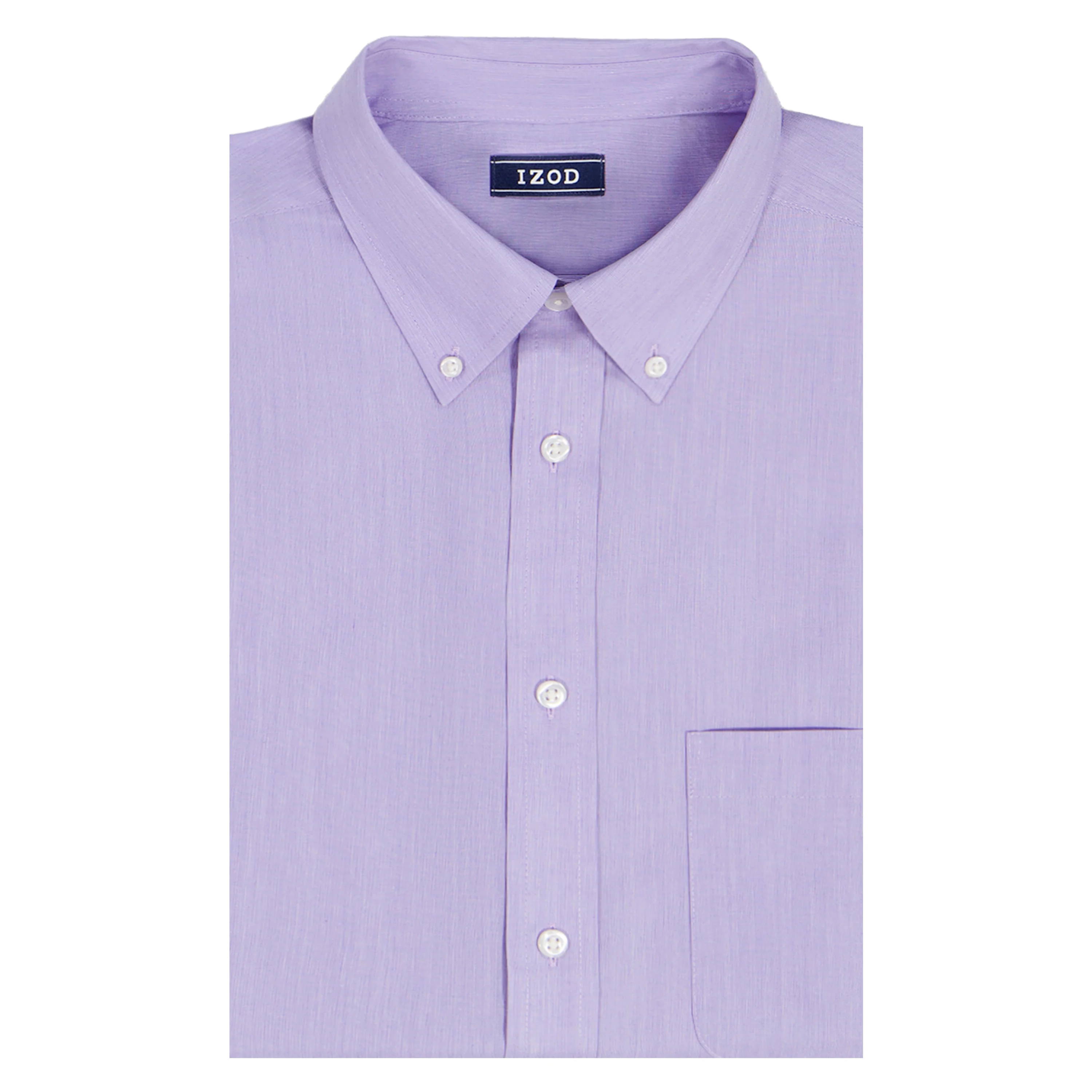 ALL-OVER STRETCH L/S STRIPED BUTTON-DOWN DRESS SHIRT - DAHLIA PURPLE