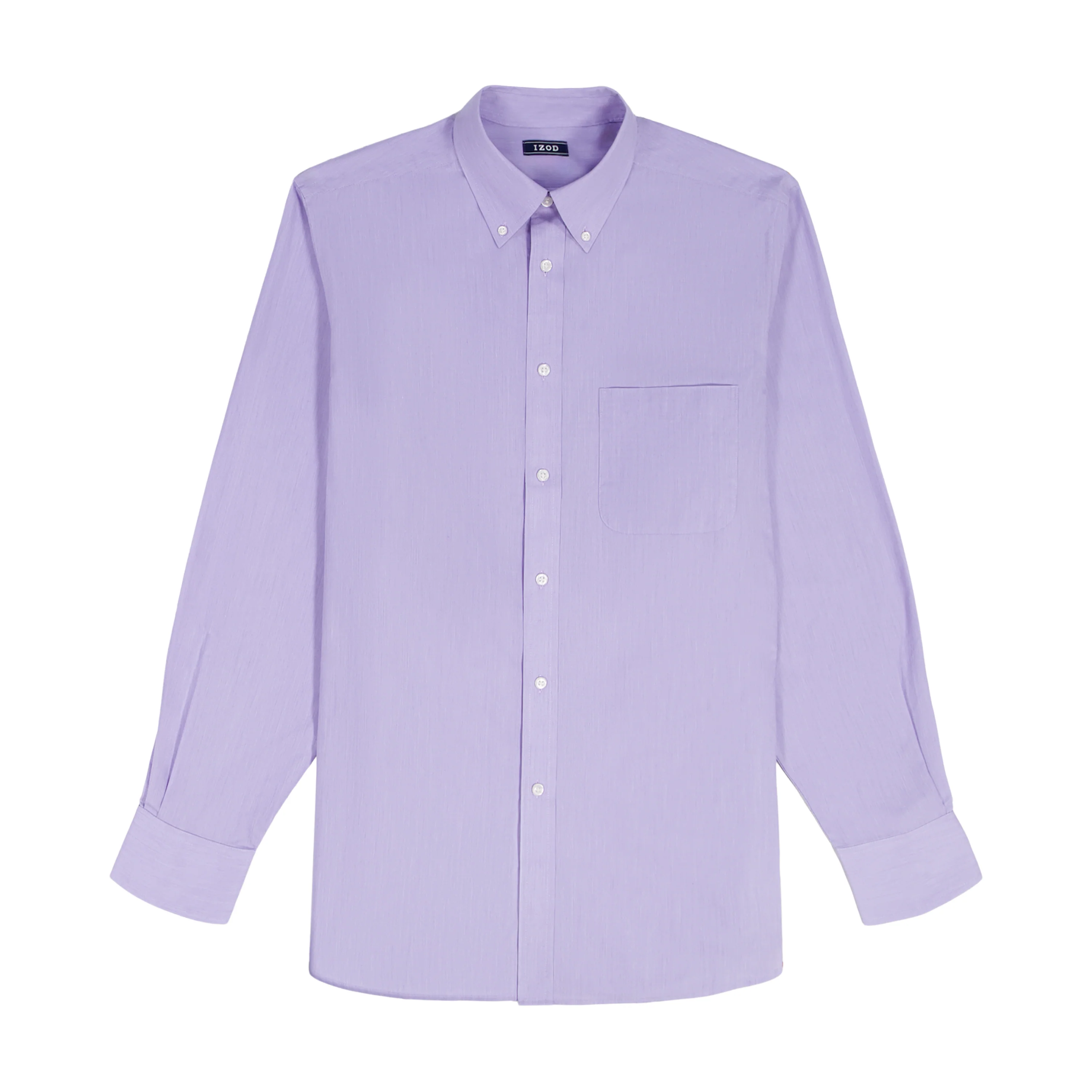 ALL-OVER STRETCH L/S STRIPED BUTTON-DOWN DRESS SHIRT - DAHLIA PURPLE - Image 6