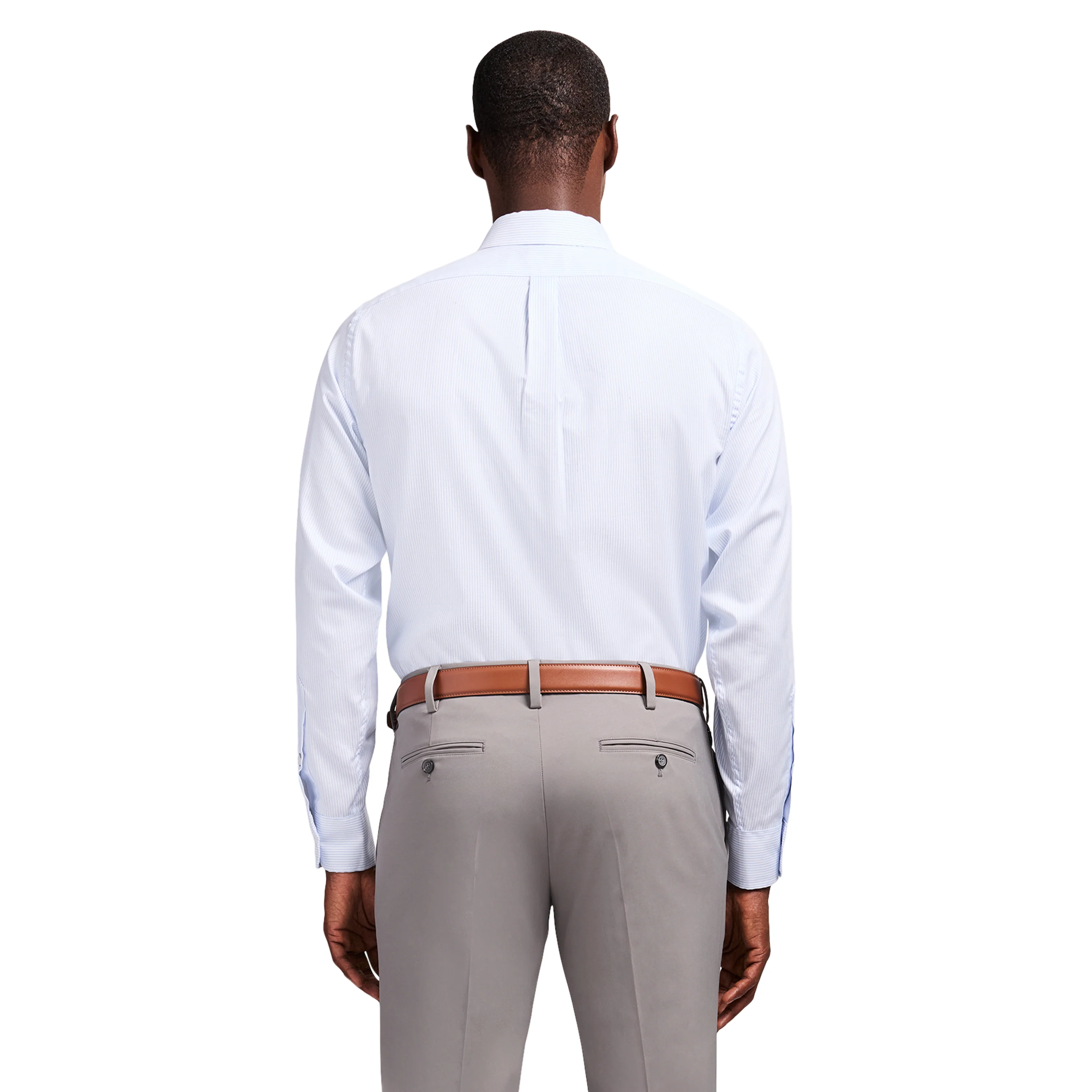 ROYAL TEXTURE L/S DRESS SHIRT - DELLA ROBBIA BLUE - Image 4