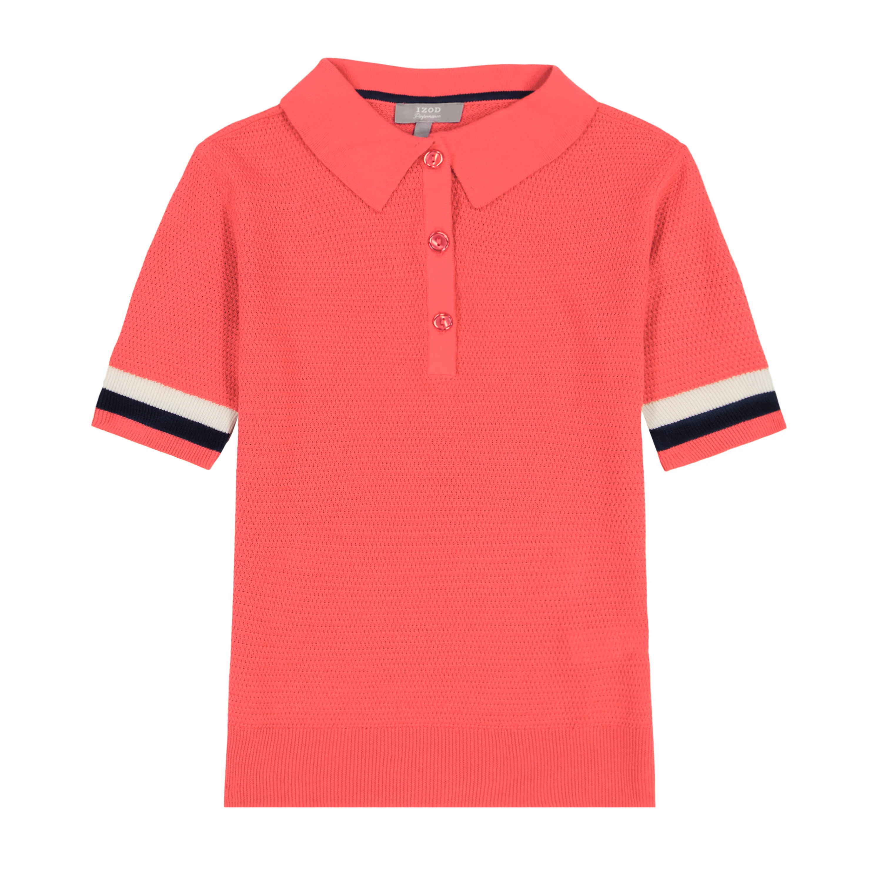 RAQUEL S/S SWEATER POLO - CAYENNE - Image 4