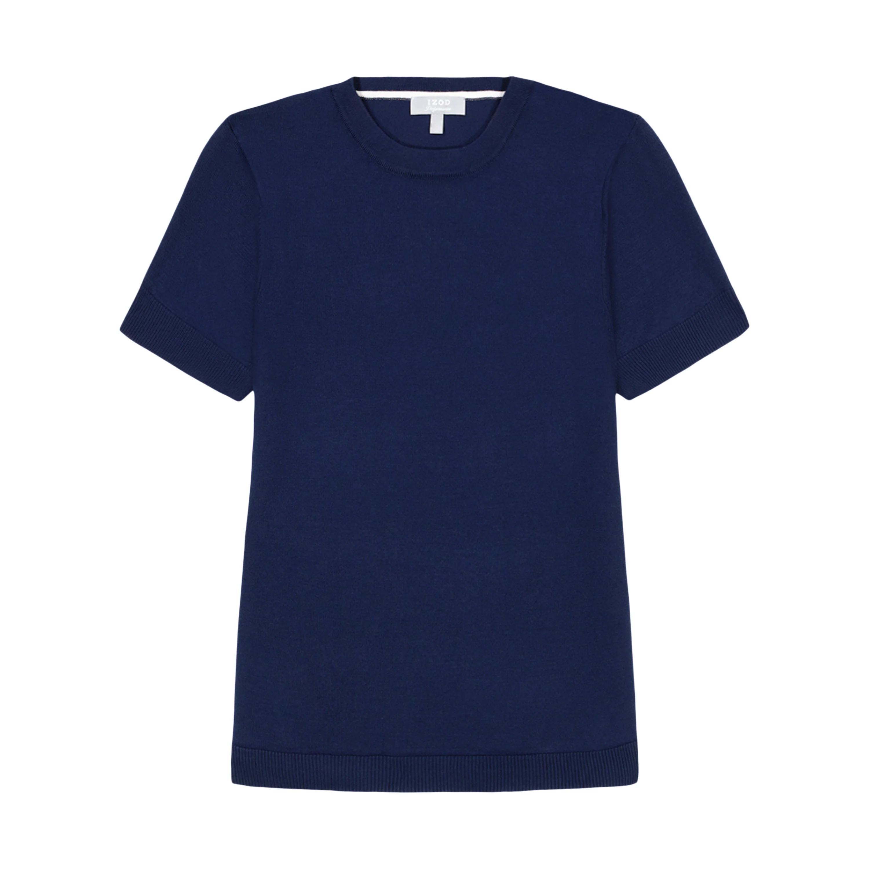 SKYLAR S/S KNIT TOP - NAVY - Image 4