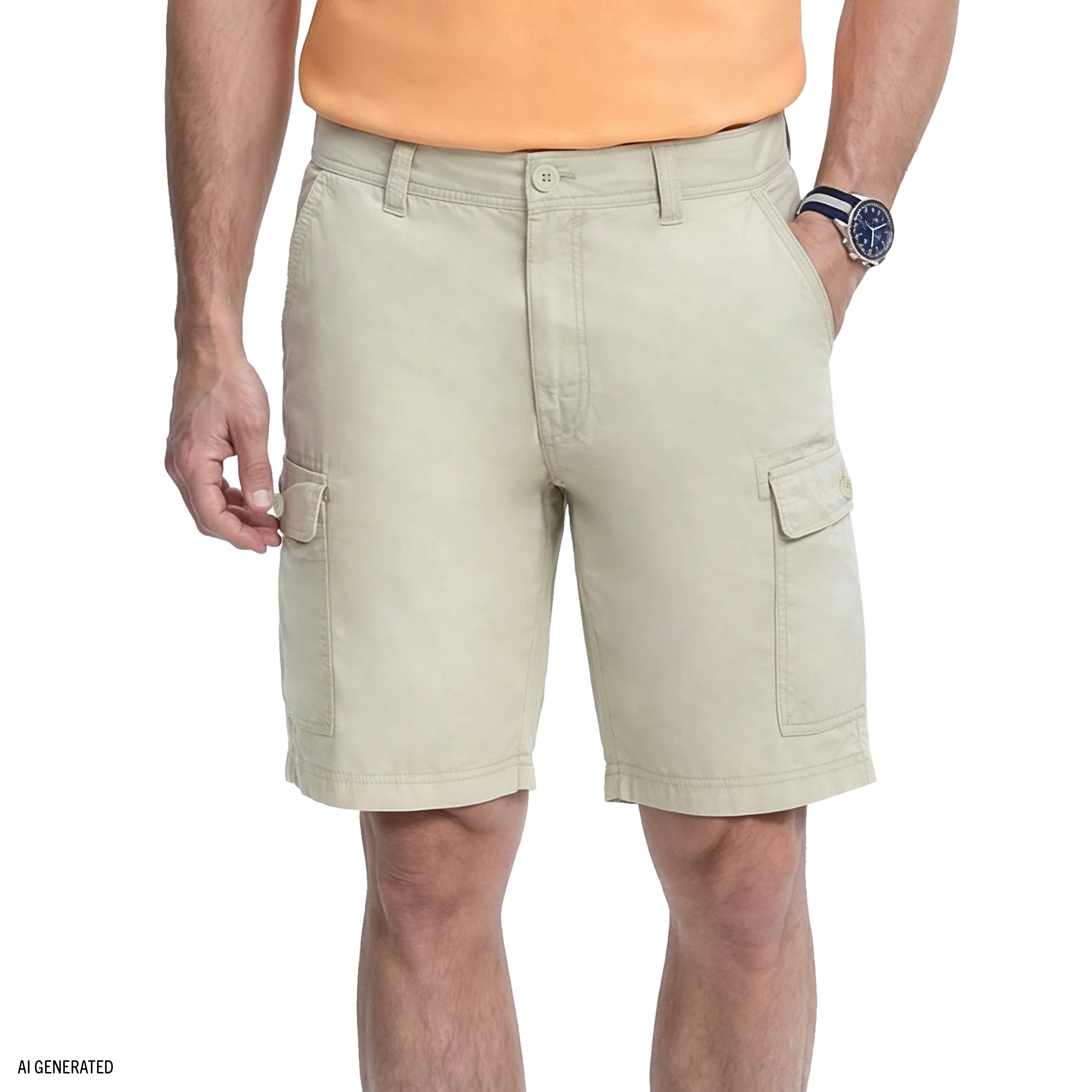 SALTWATER CARGO SHORT - SILVER BIRCH - Image 5