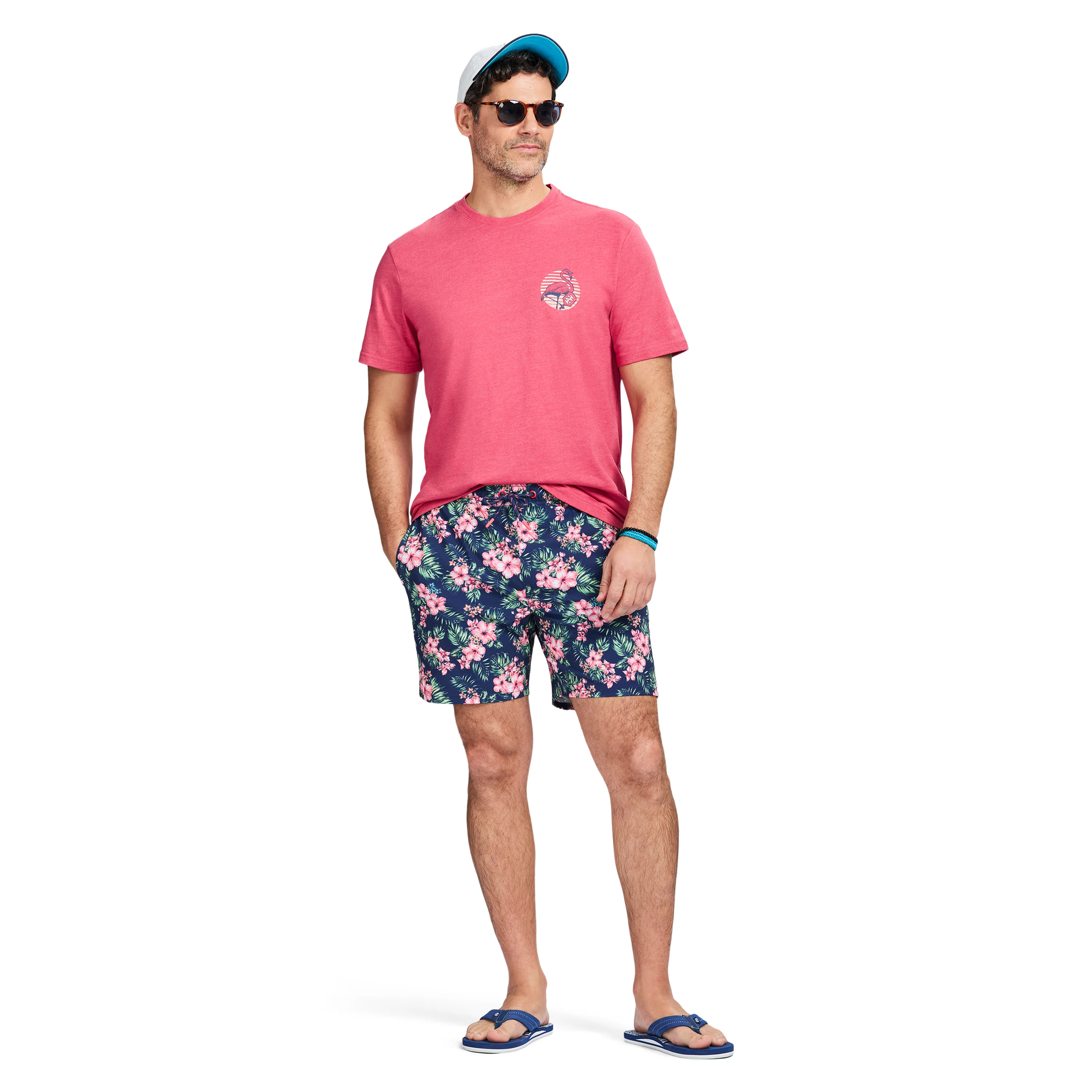 SALTWATER BEACH PERFORMANCE SWIM TRUNK - MEDIEVAL BLUE - Image 4