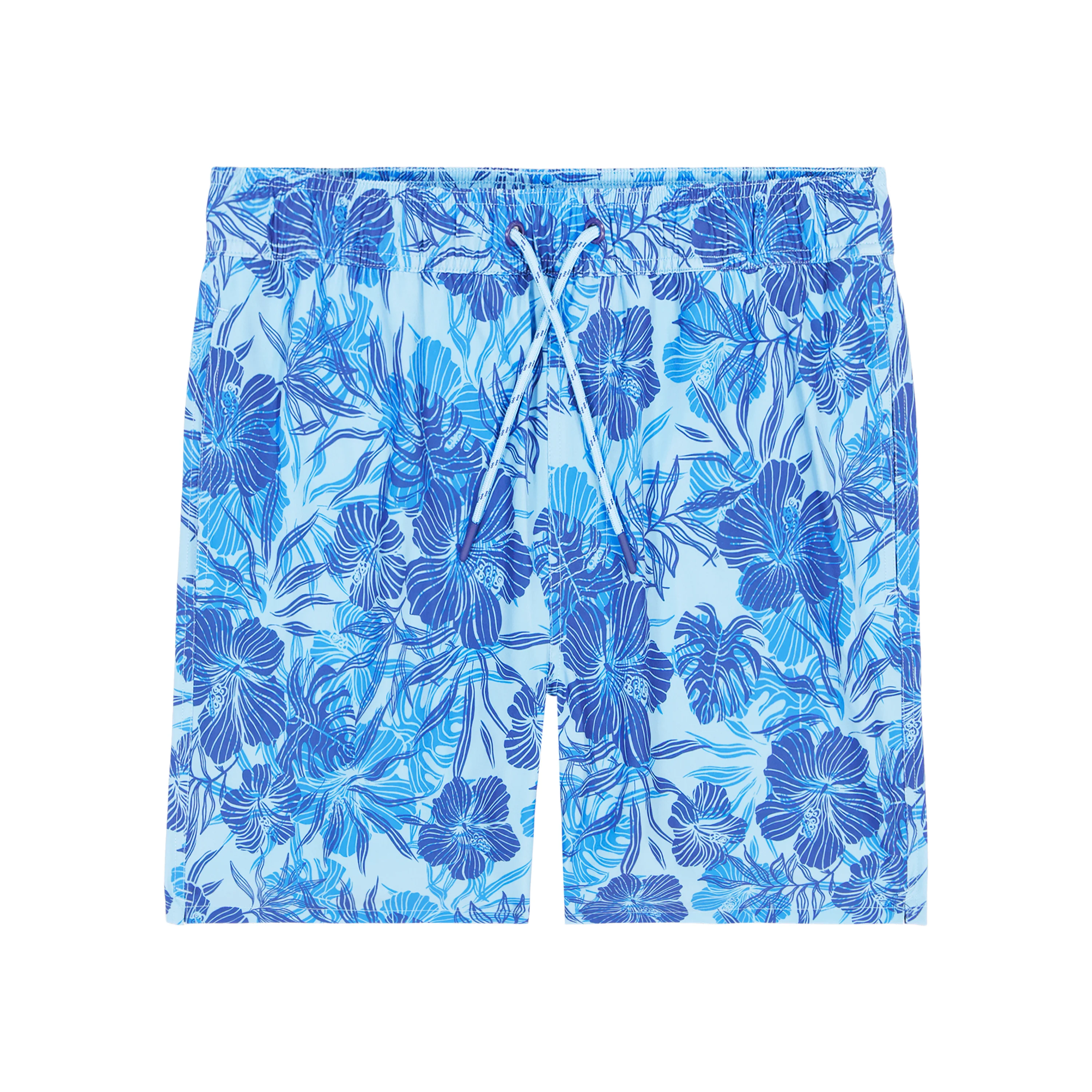 SALTWATER BEACH PERFORMANCE SWIM TRUNK - PLACID BLUE - Image 8
