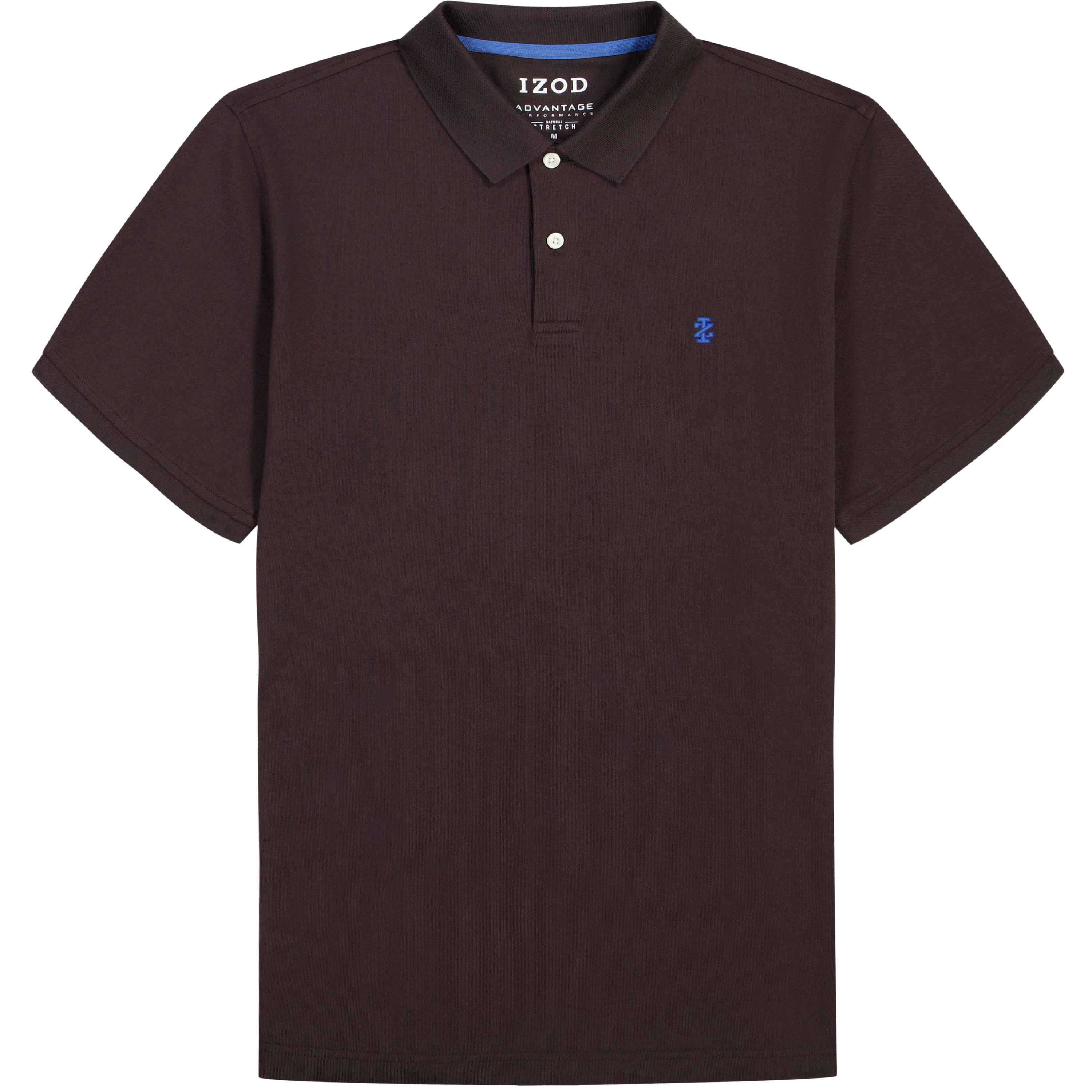 BIG & TALL ADVANTAGE PERFORMANCE SHORT SLEEVE POLO - BLACK COFFEE - Image 5