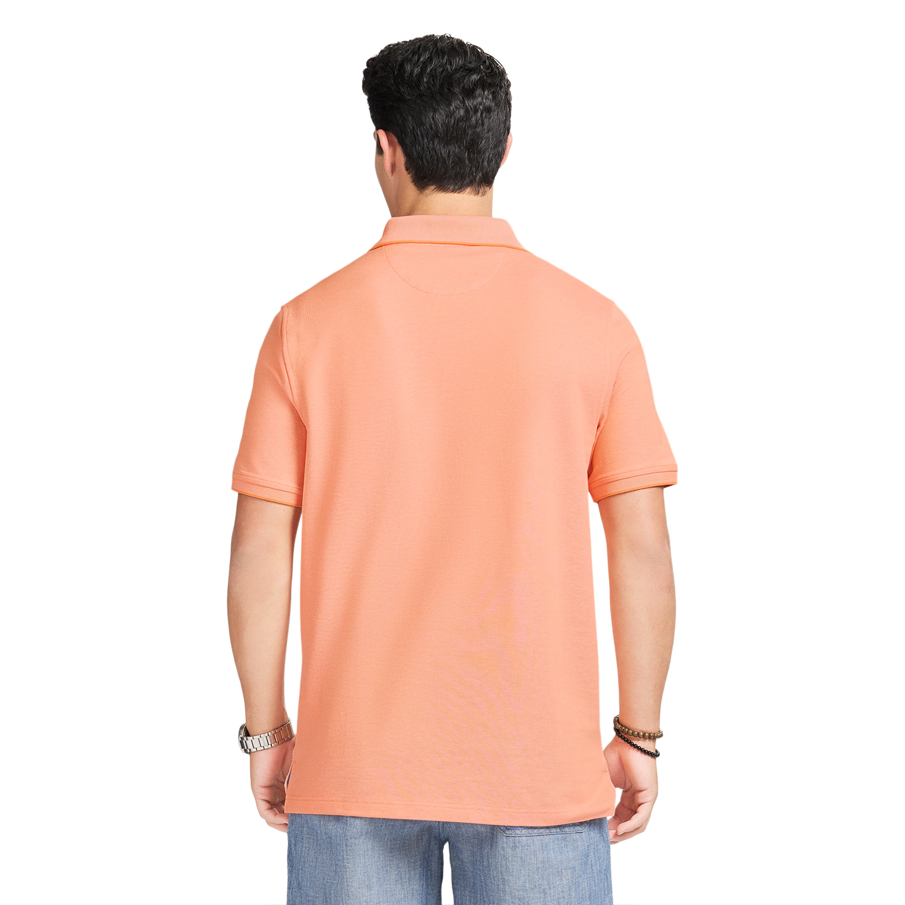 ADVANTAGE PERFORMANCE POLO - CORAL ROSE - Image 3
