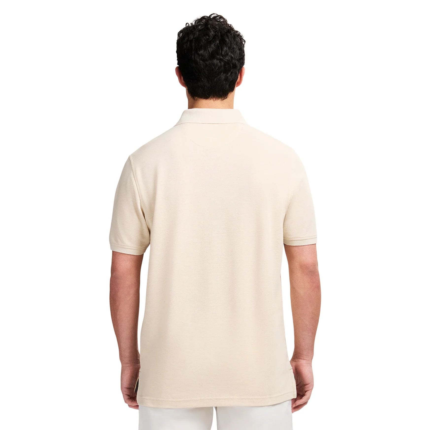 ADVANTAGE PERFORMANCE STRIPED POLO - ROCK HTHR - Image 3