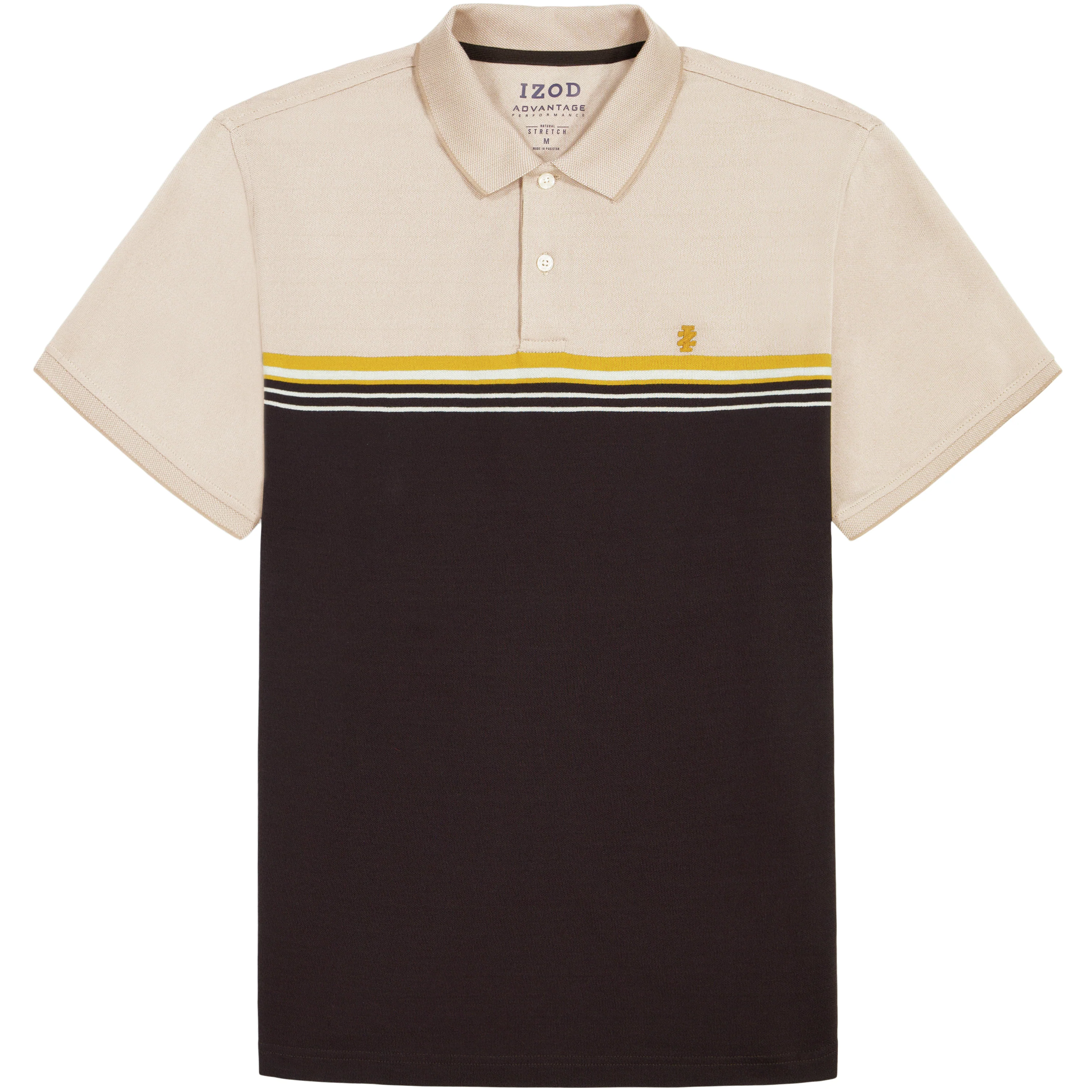 BIG & TALL ADVANTAGE PERFORMANCE SHORT SLEEVE POLO - BLACK COFFEE - Image 5