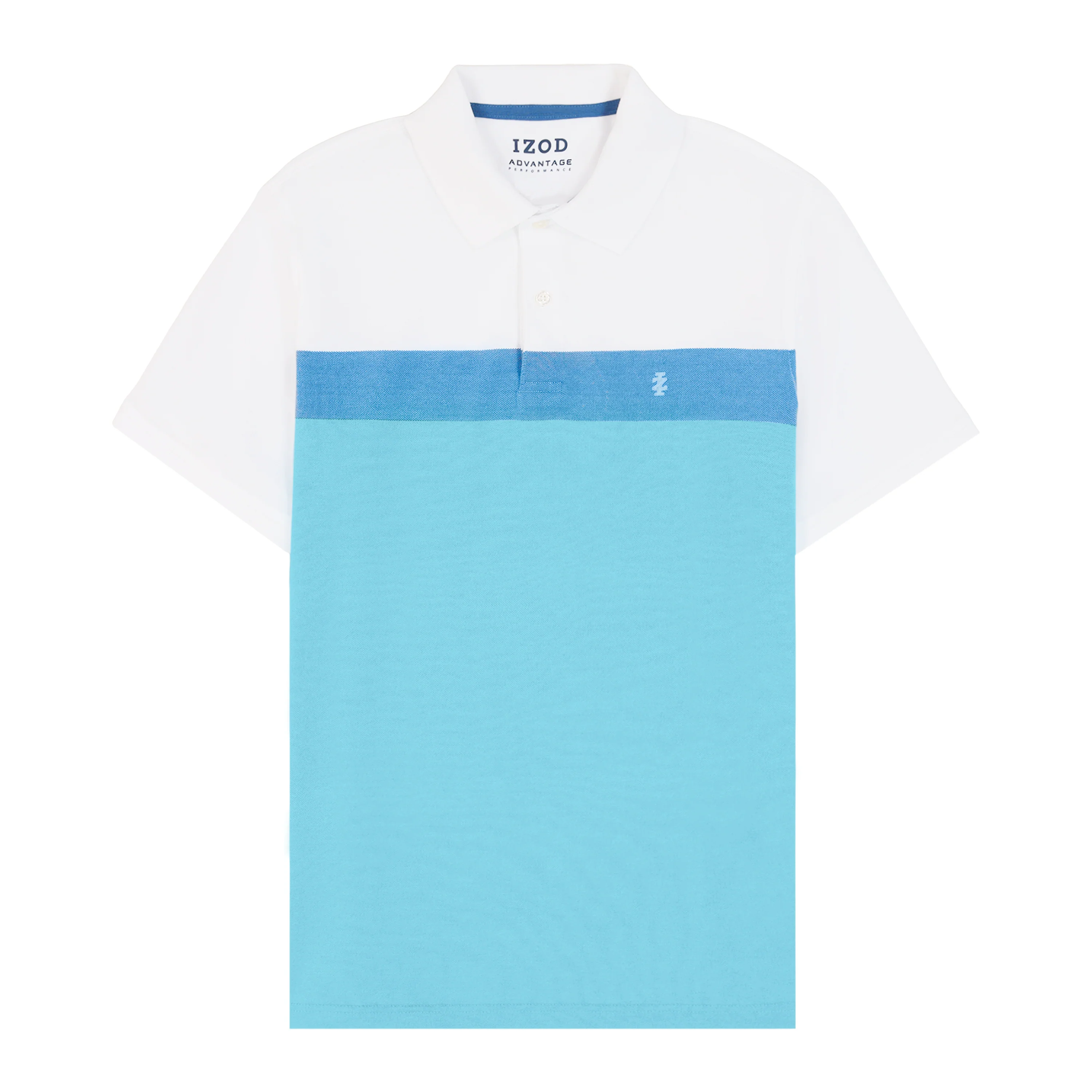 ADVANTAGE PERFORMANCE STRIPED POLO - BRIGHT WHITE - Image 4