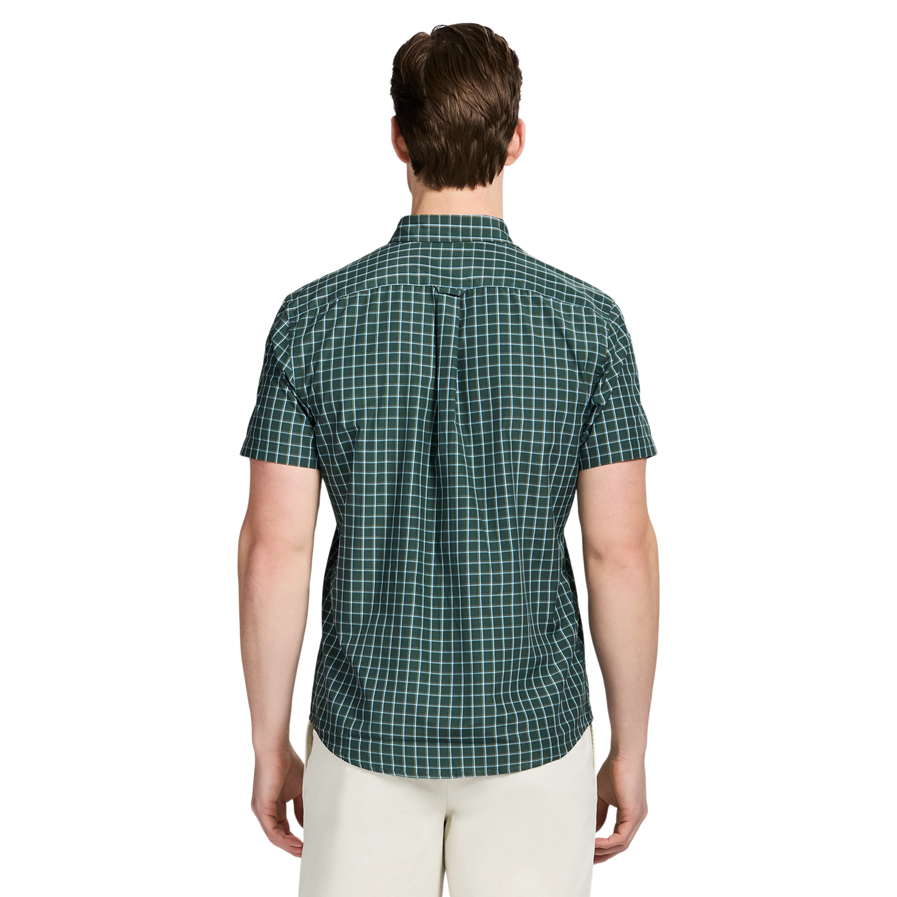 BREEZE SHORT SLEEVE BUTTON DOWN SHIRT - TANAGER TURQUOISE - Image 3