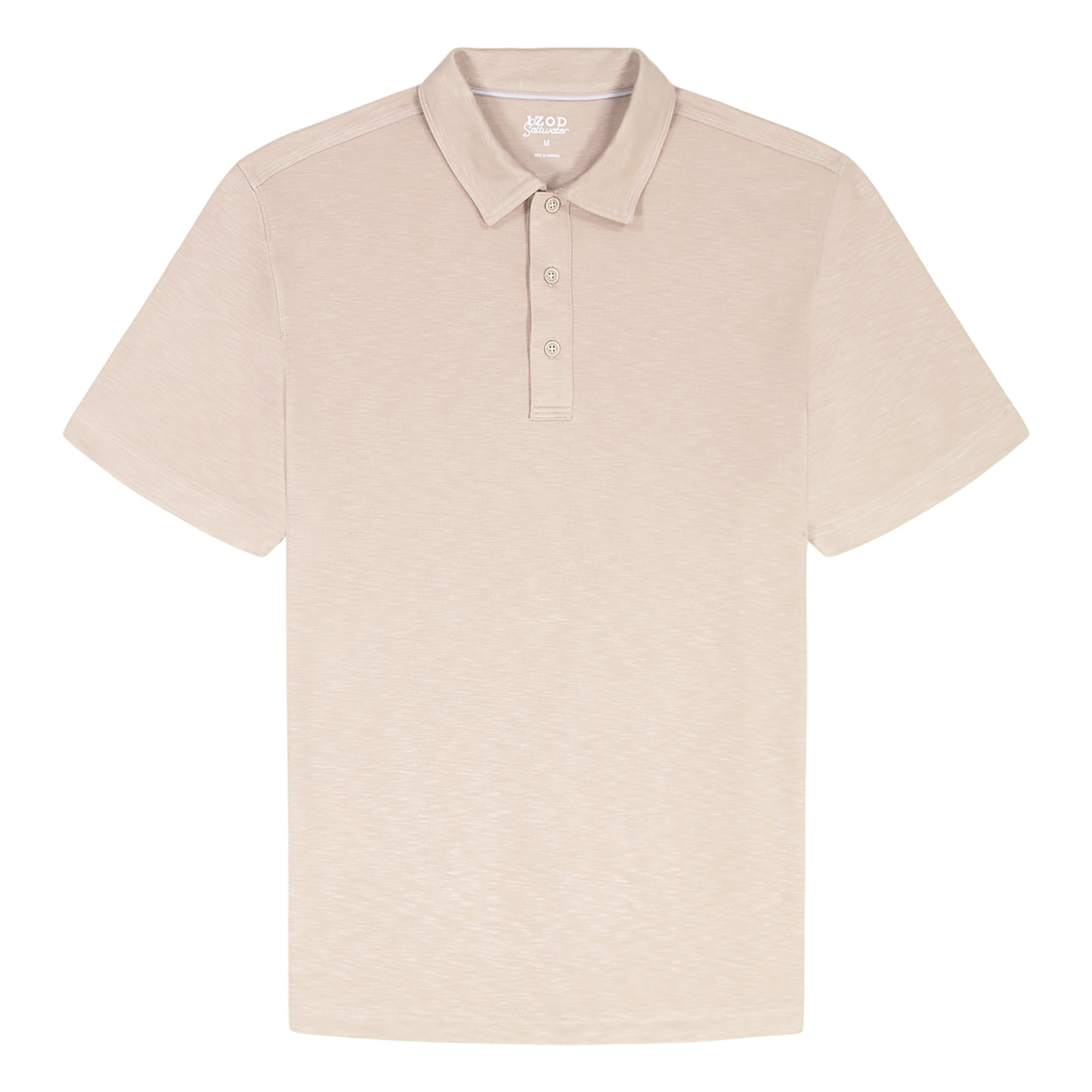 DOCKSIDE S/S SLUB POLO - CROCKERY - Image 4