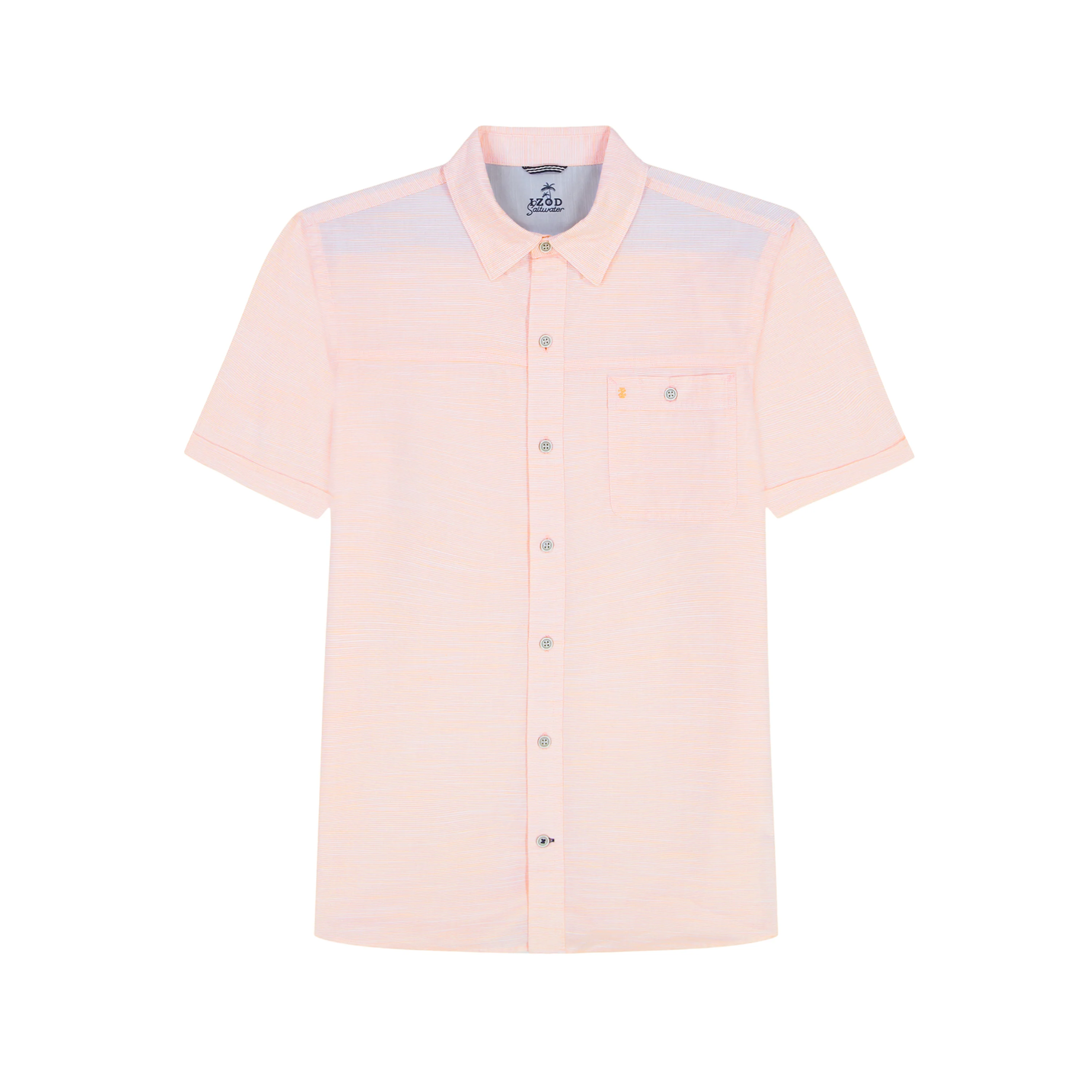 DOCKSIDE CHAMBRAY S/S SHIRT - CANTALOUPE - Image 4