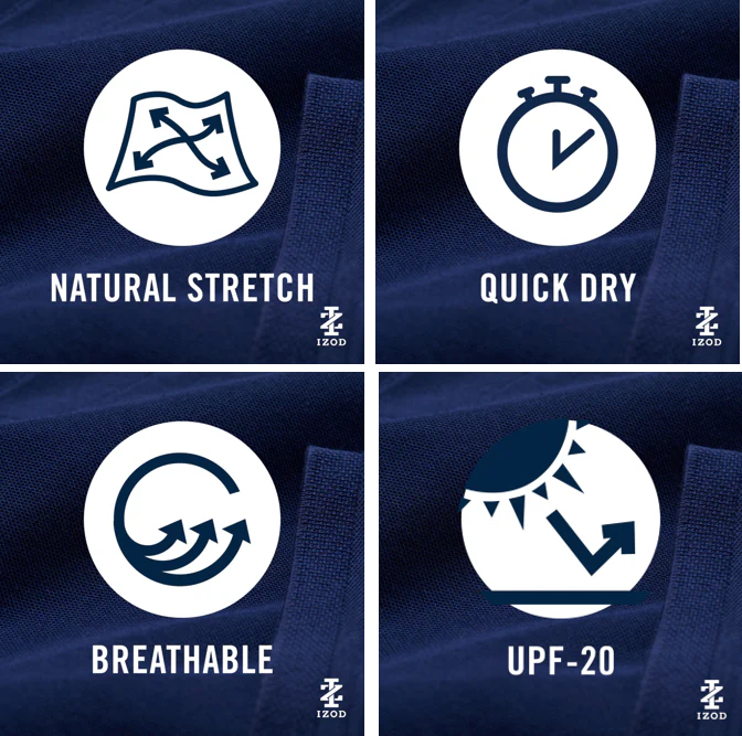 GOLF GRID POLO - PEACOAT - Image 7