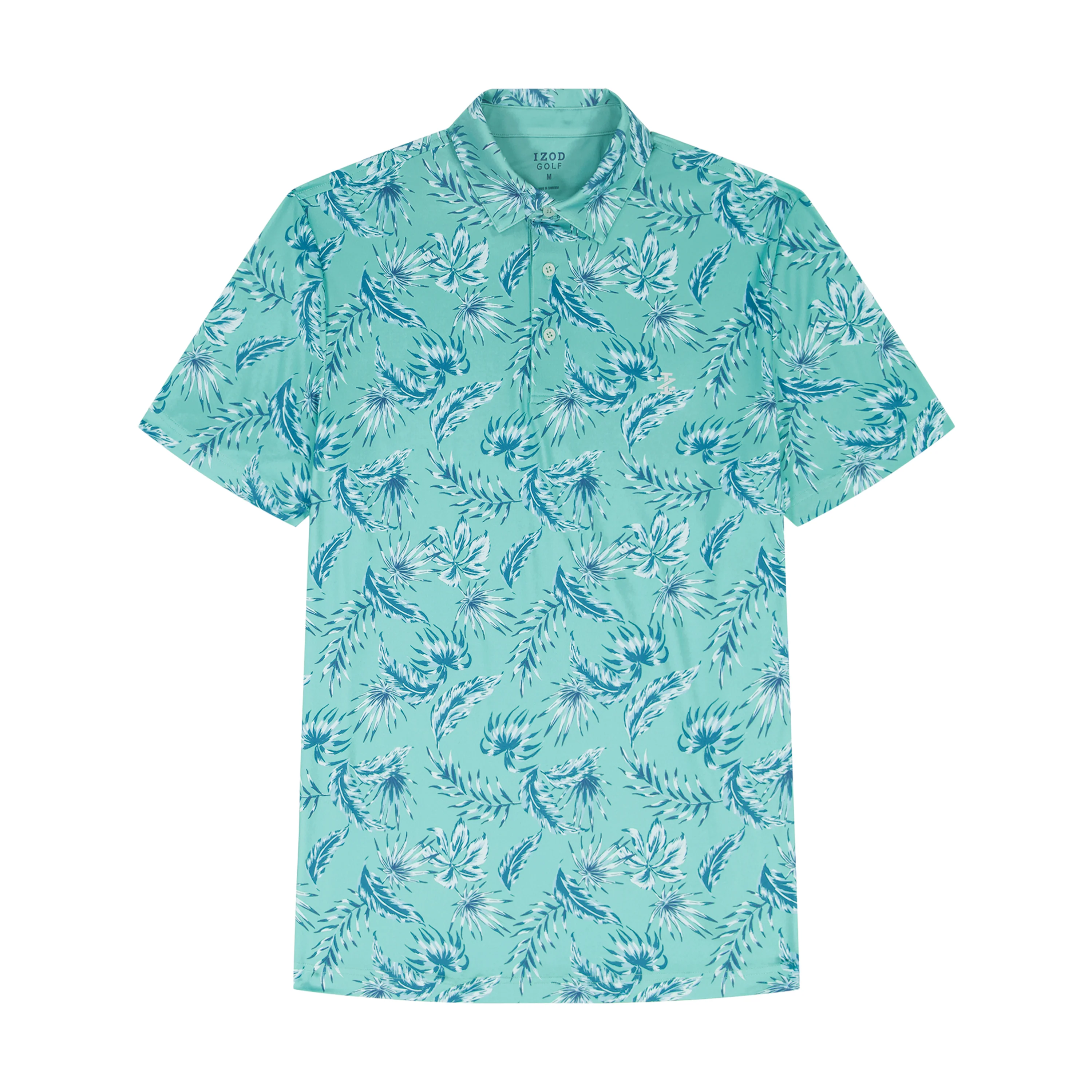 GOLF SWINGFLEX ELITE PRINTED POLO - BERYL GREEN - Image 4