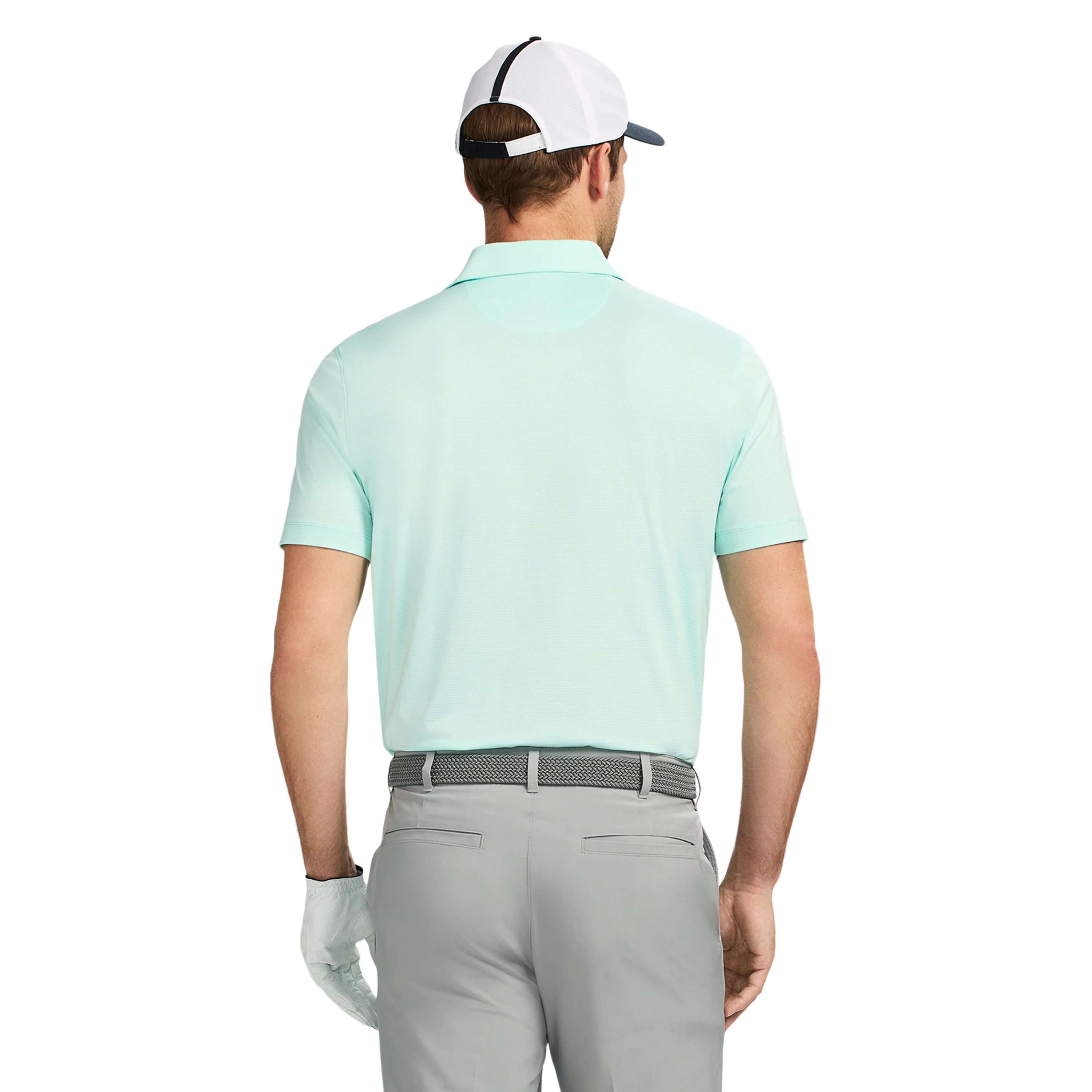 GOLF SWINGFLEX ELITE MESH POLO - LIMPET SHELL - Image 3