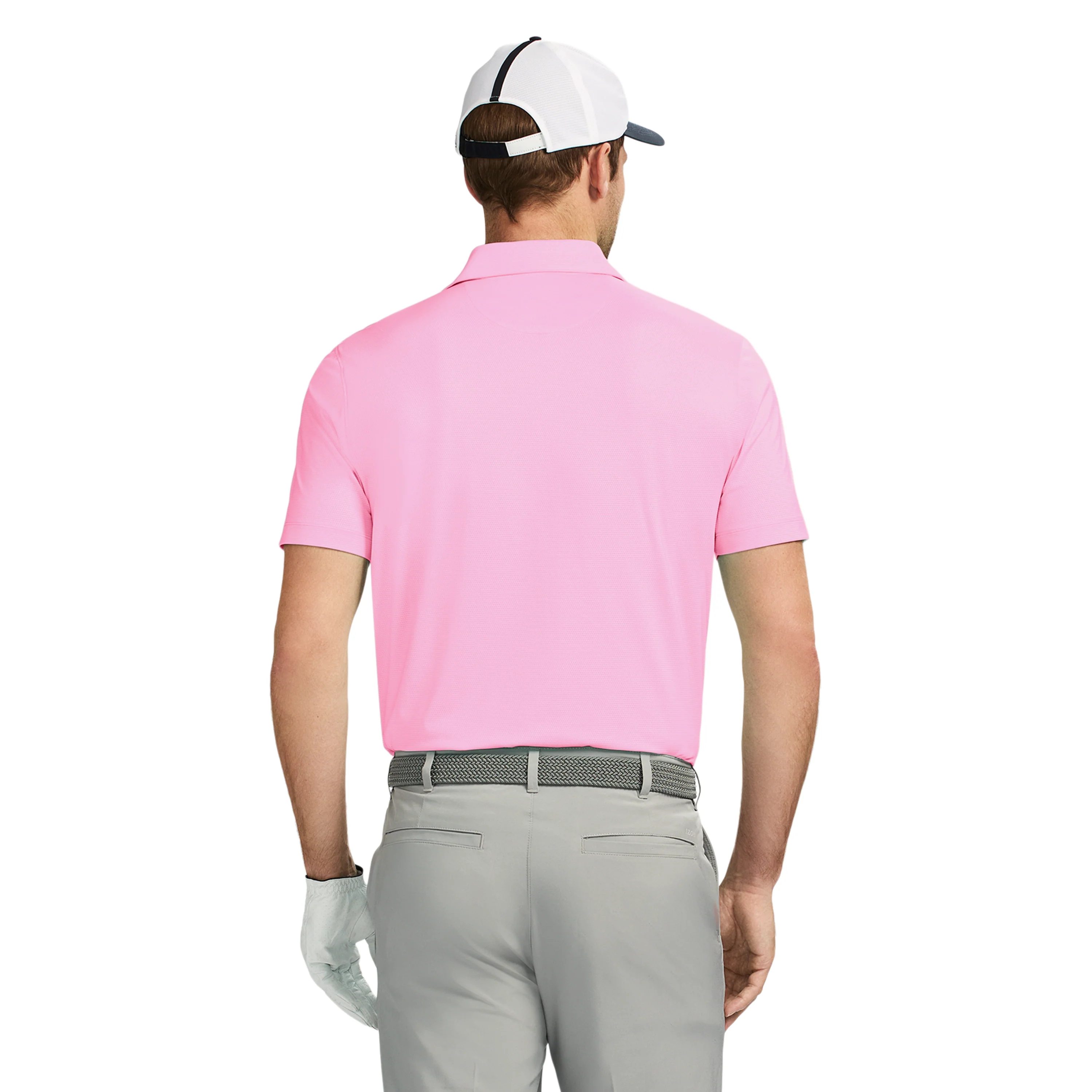 GOLF SWINGFLEX ELITE MESH POLO - PRISM PINK - Image 3