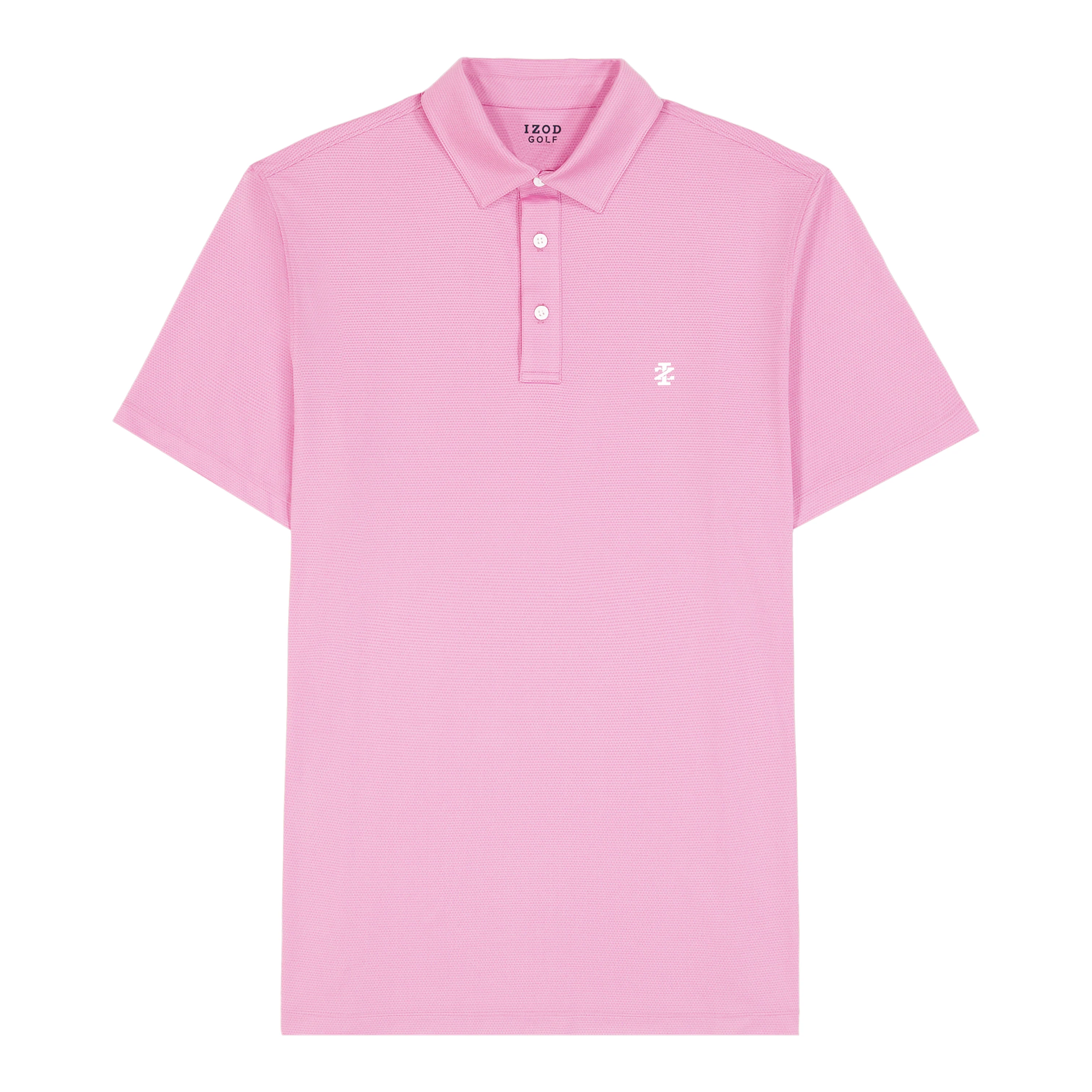 GOLF SWINGFLEX ELITE MESH POLO - PRISM PINK - Image 4