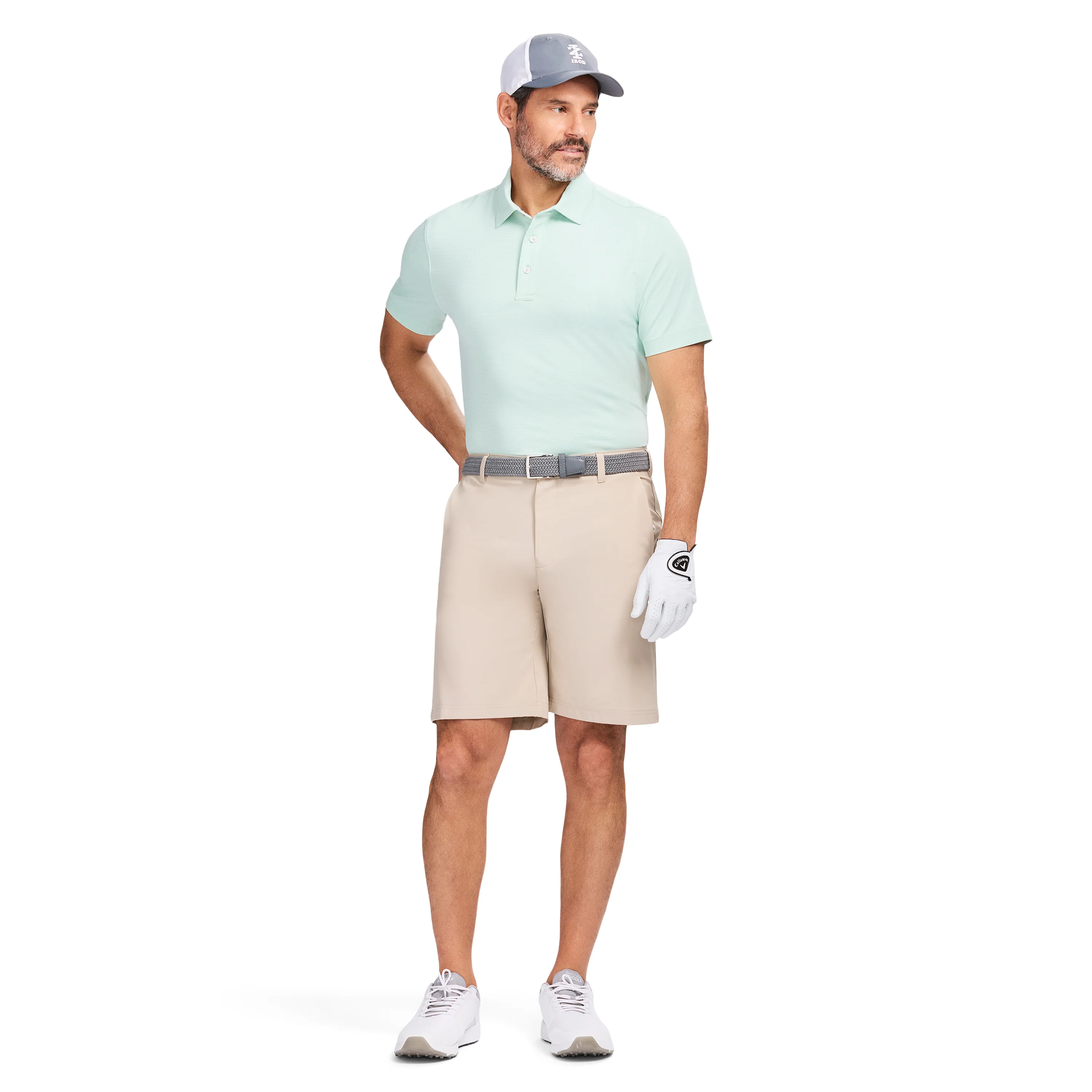 GOLF SWINGFLEX ELITE MESH POLO - SURF SPRAY - Image 2