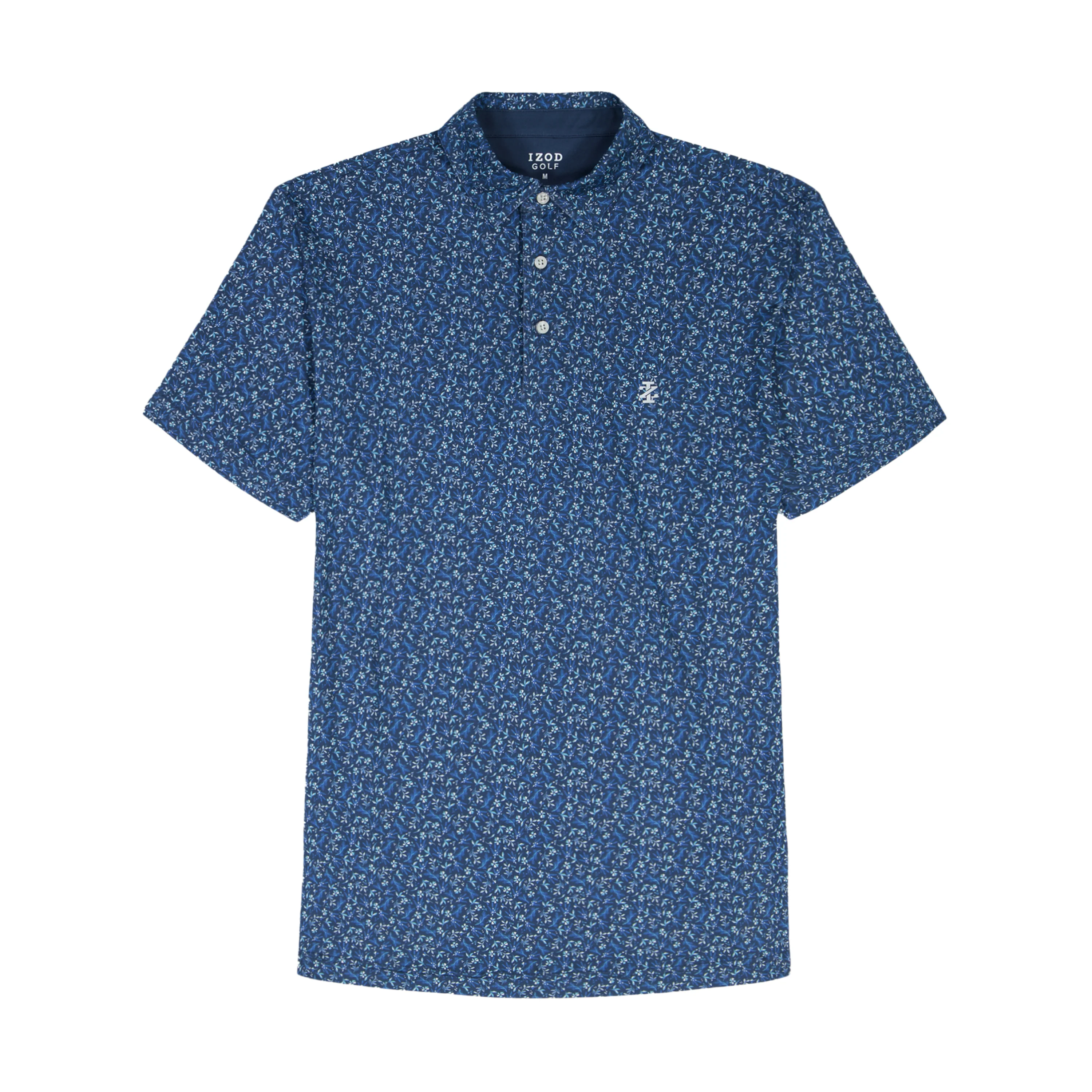 GOLF SWINGFLEX ELITE PRINTED POLO - NAVY BLAZER - Image 4