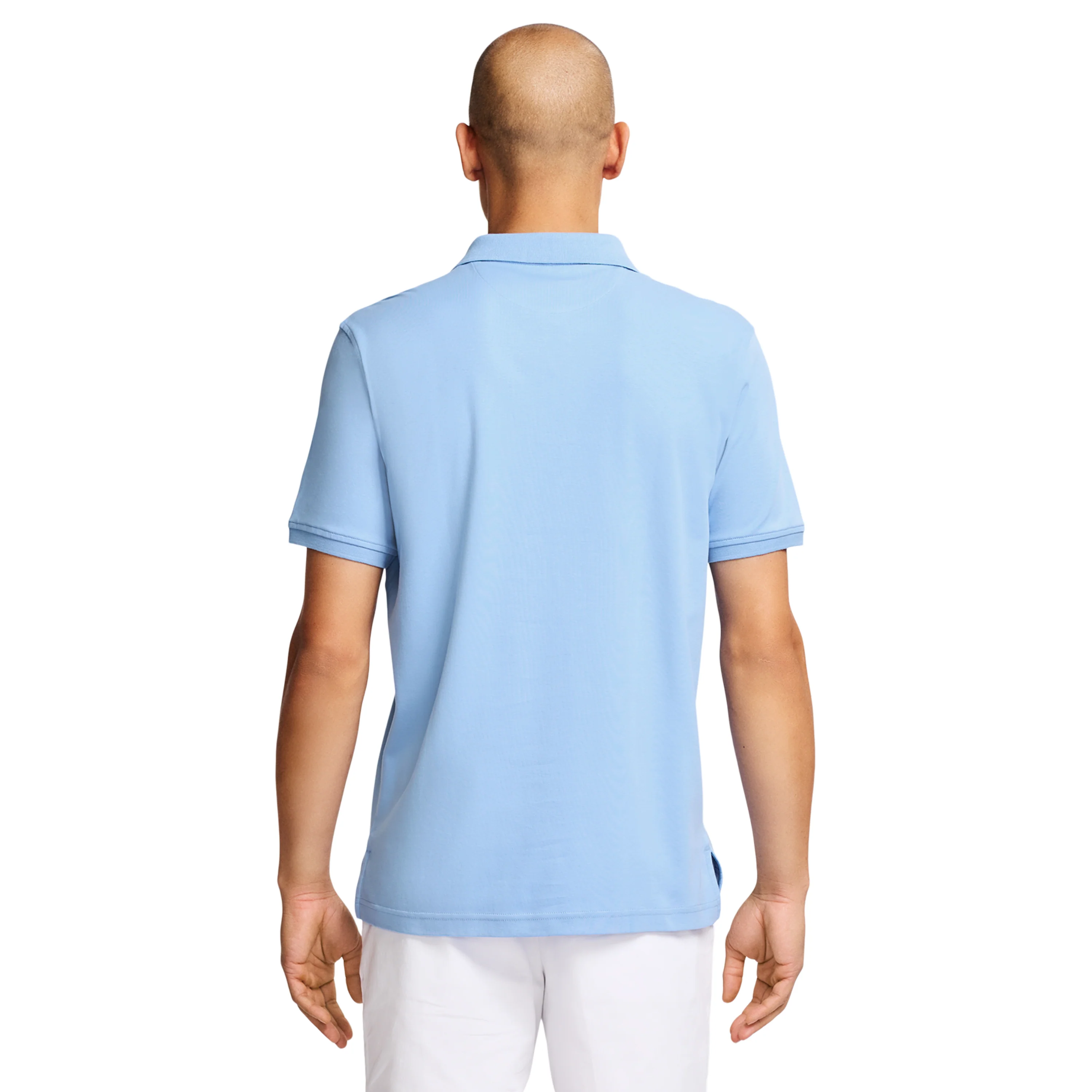 INTERLOCK POLO - CORNFLOWER BLUE - Image 3