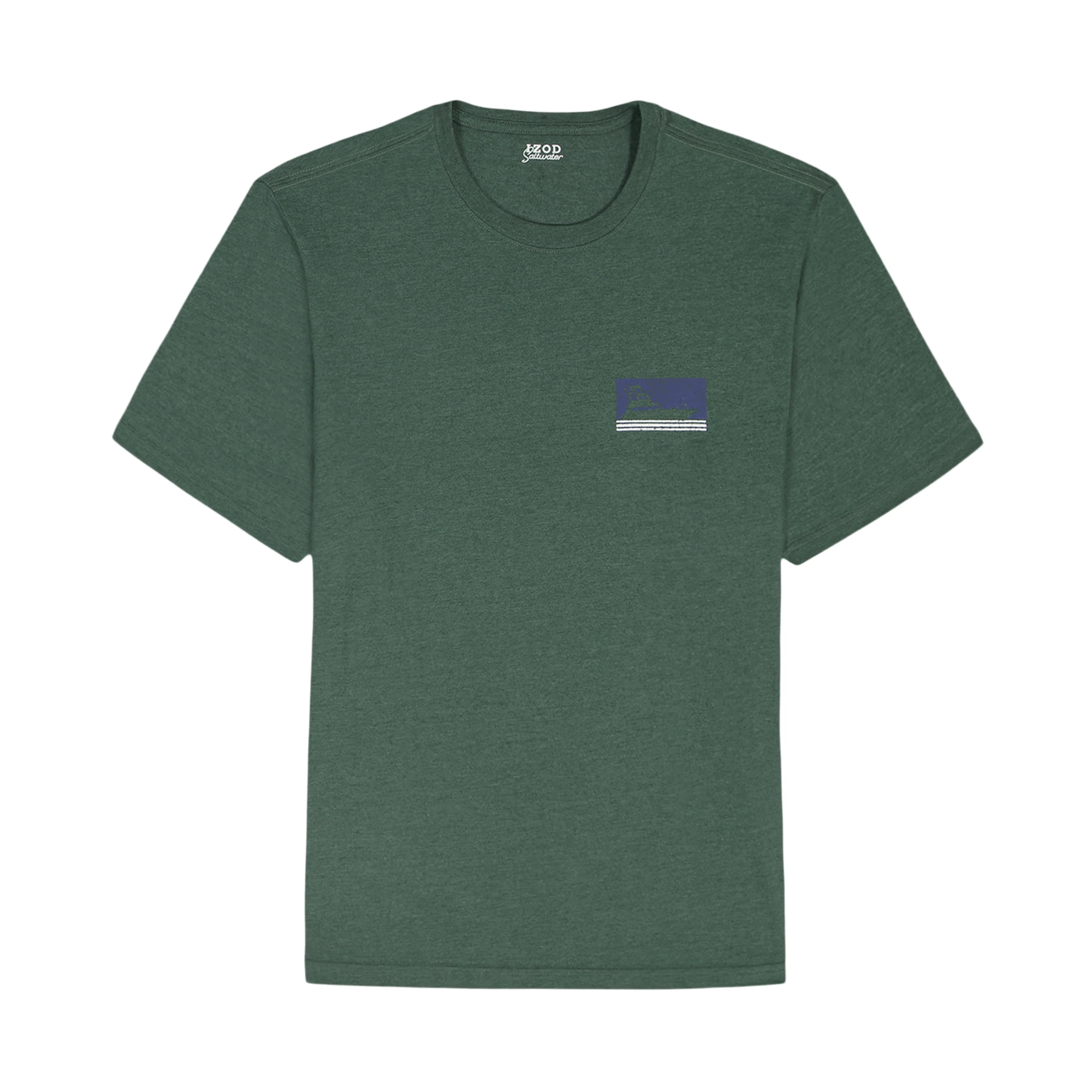 SALTWATER S/S GRAPHIC TEE - TREKKING GREEN - Image 4