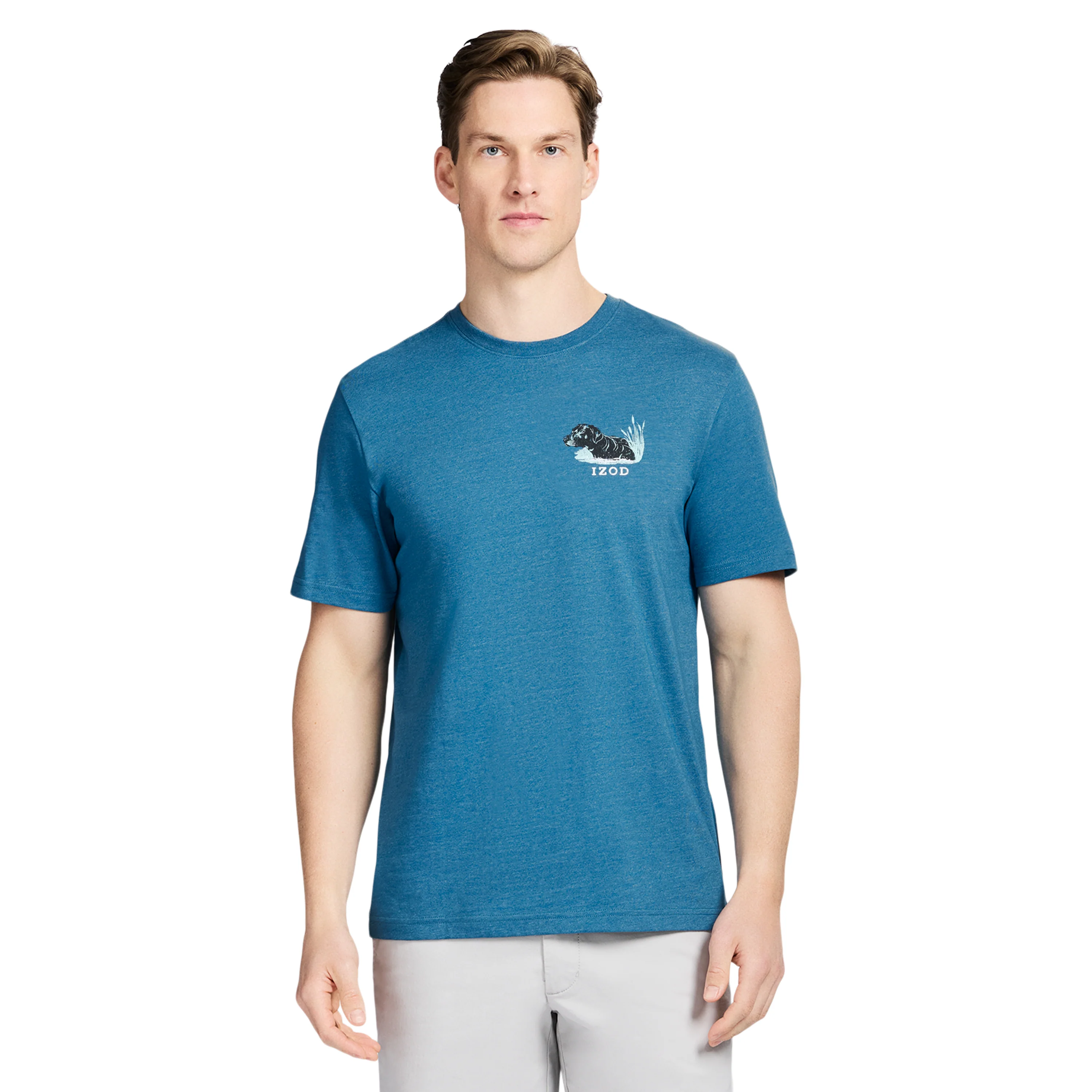 SALTWATER SHORT SLEEVE GRAPHIC TEE - BLUE SAPPHIRE