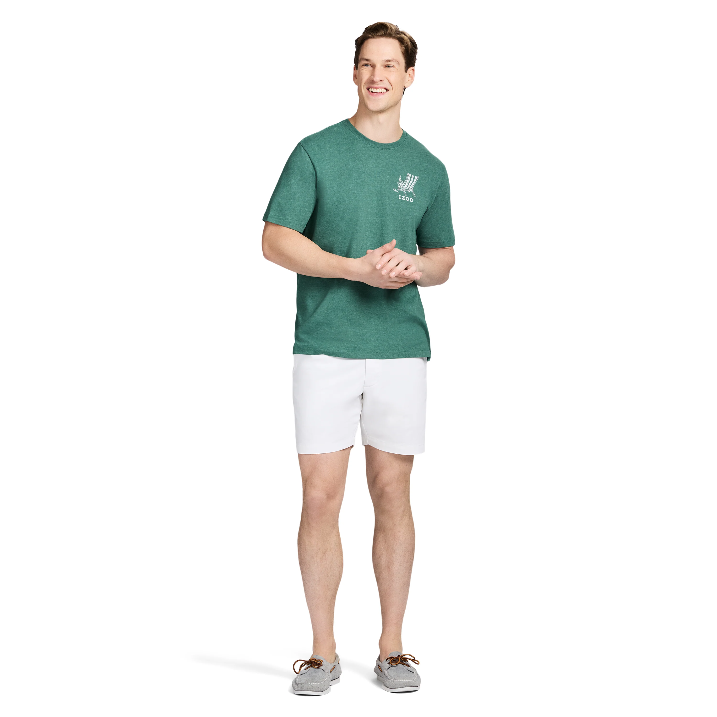 SALTWATER SHORT SLEEVE GRAPHIC TEE - SMOKE PINE - Image 3