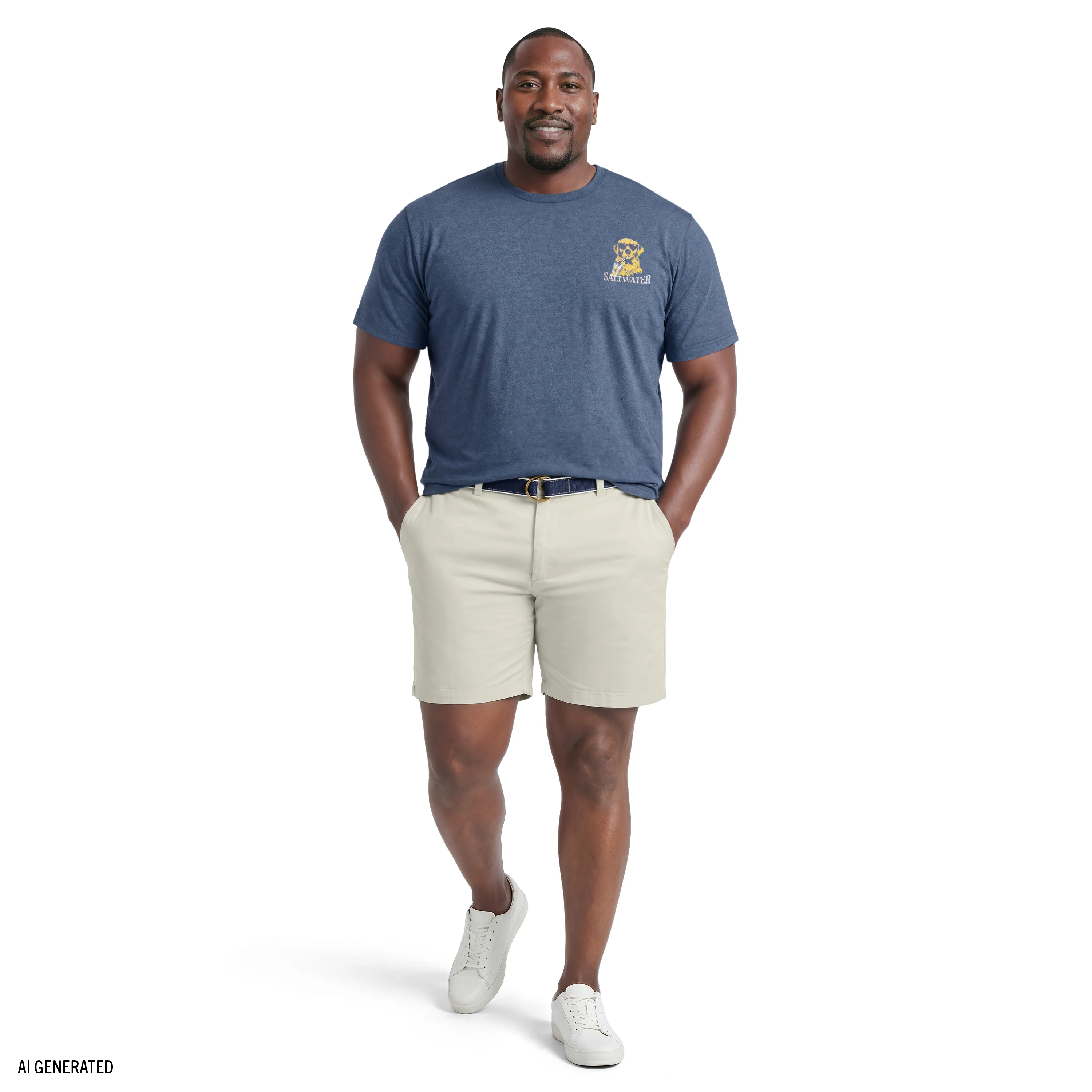 BIG & TALL SALTWATER SHORT SLEEVE GRAPHIC TEE - SARGASSO SEA - Image 3