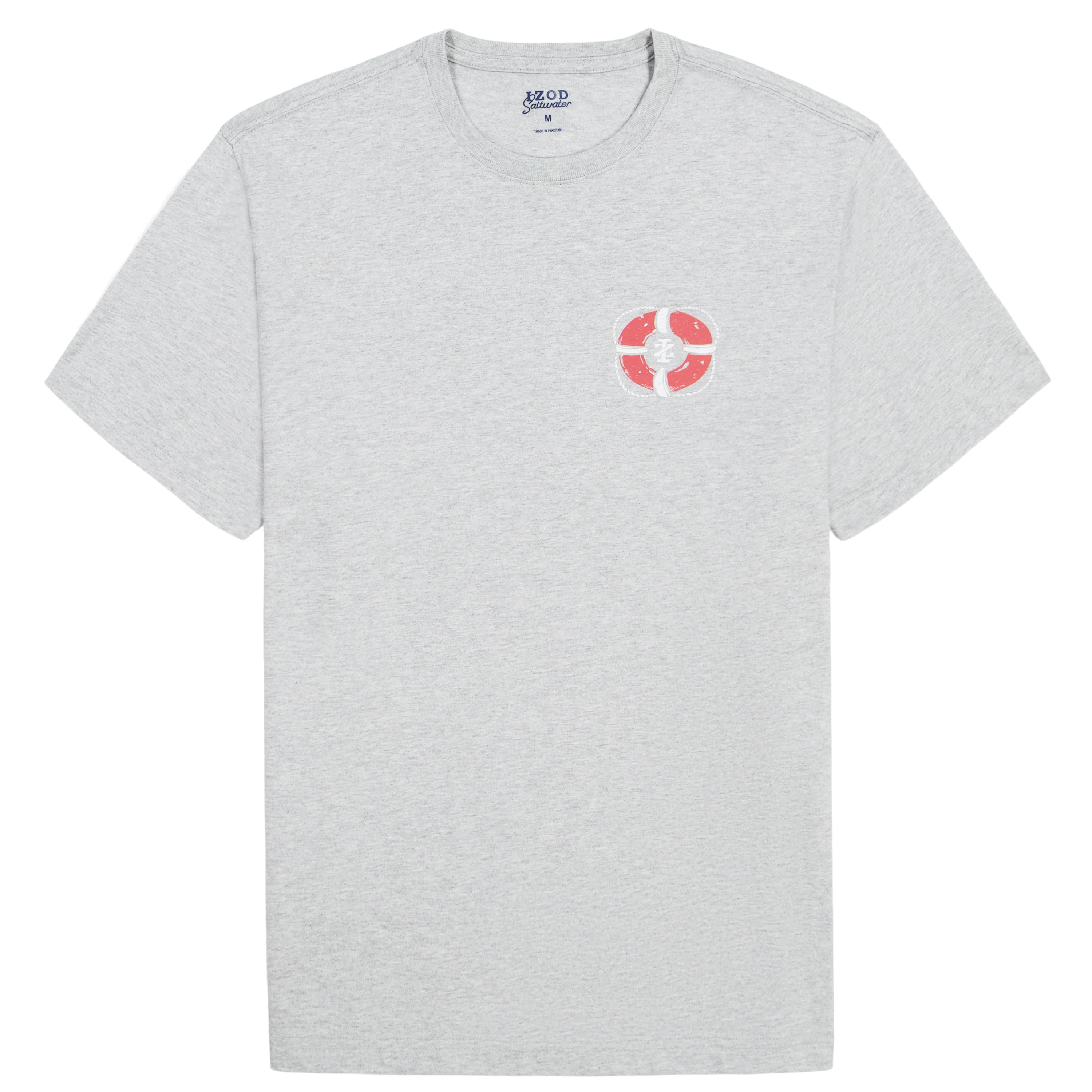 BIG & TALL SALTWATER SHORT SLEEVE GRAPHIC TEE - HARBOR MIST - Image 5