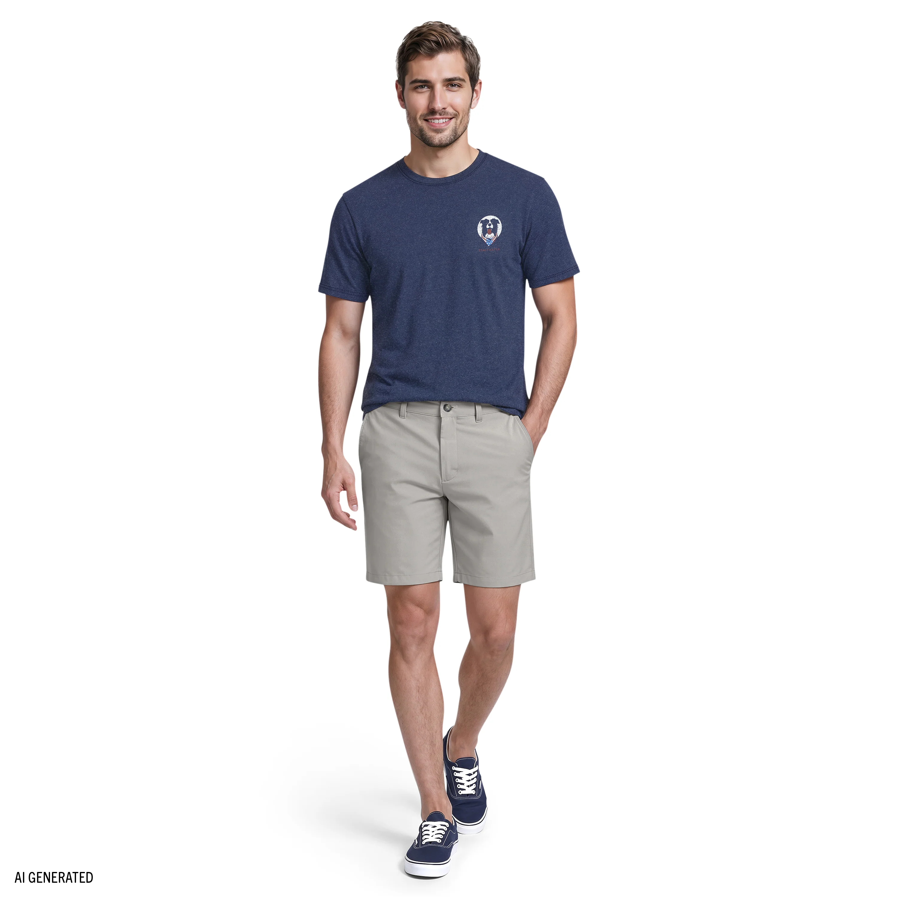 SALTWATER SHORT SLEEVE GRAPHIC TEE - MEDIEVAL BLUE - Image 3