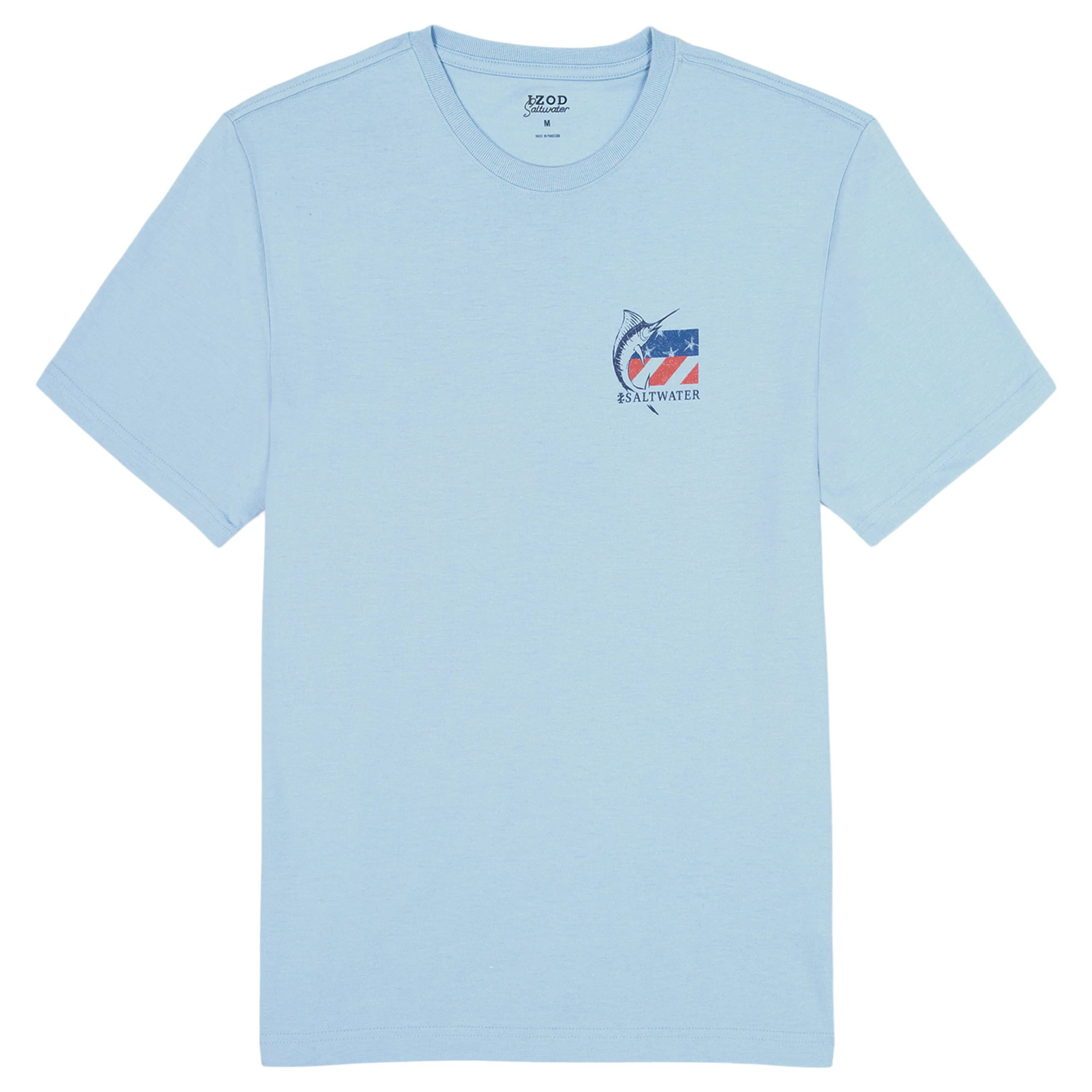 SALTWATER SHORT SLEEVE GRAPHIC TEE - CHAMBRAY BLUE - Image 5