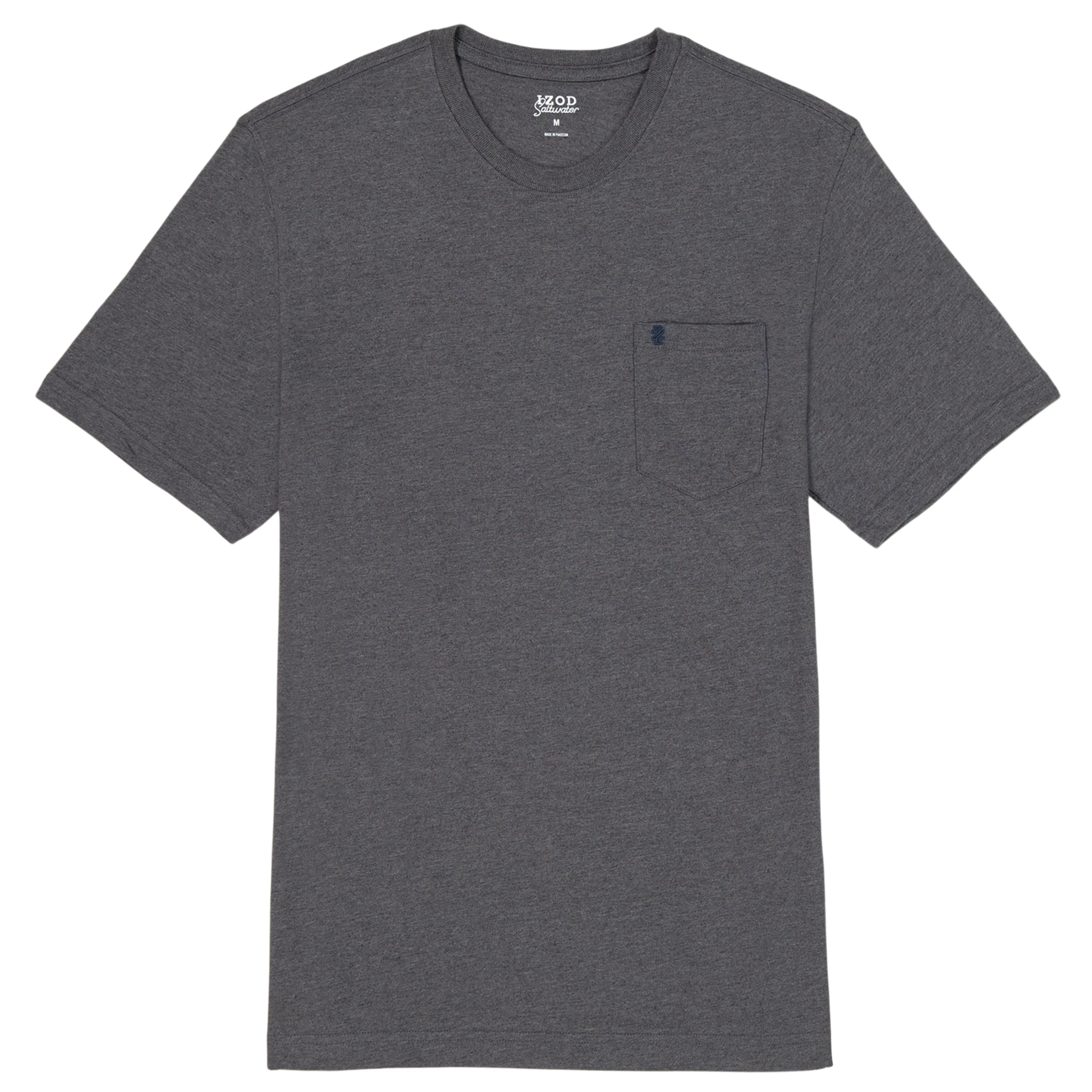 SALTWATER SOFT WASH POCKET CREW - CARBON HTHR - Image 5