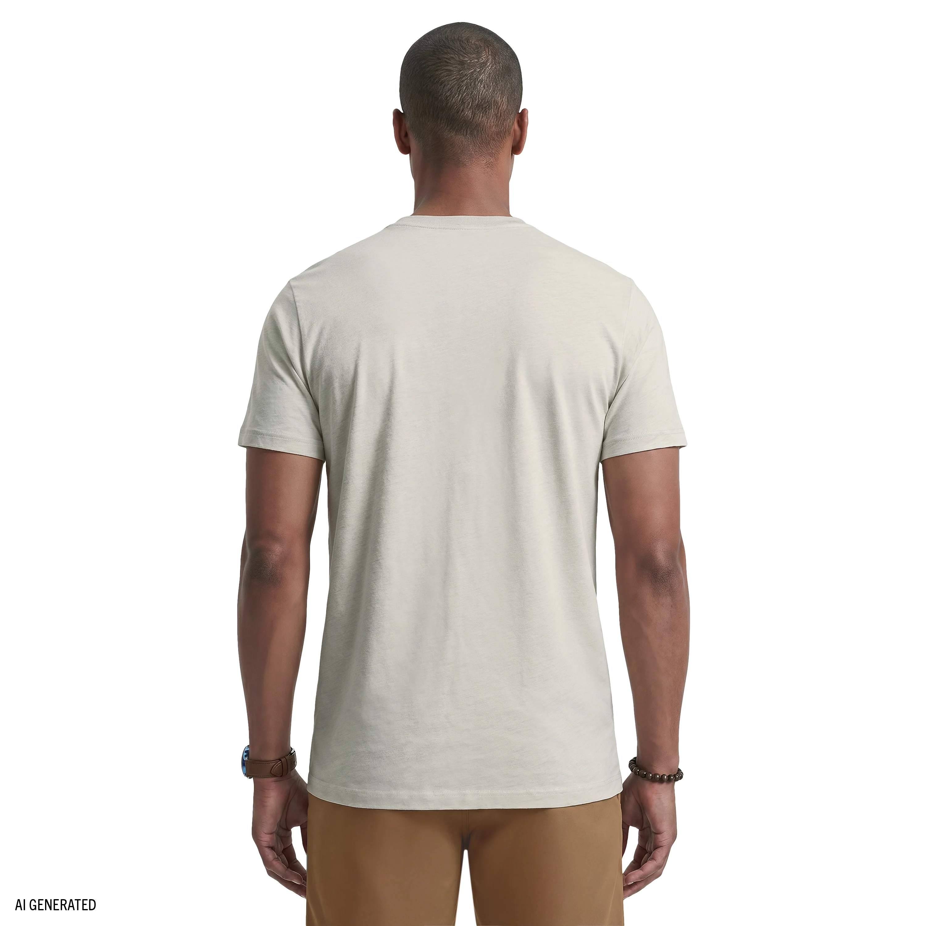 SALTWATER SOFT WASH POCKET CREW - OATMEAL HTR - Image 4